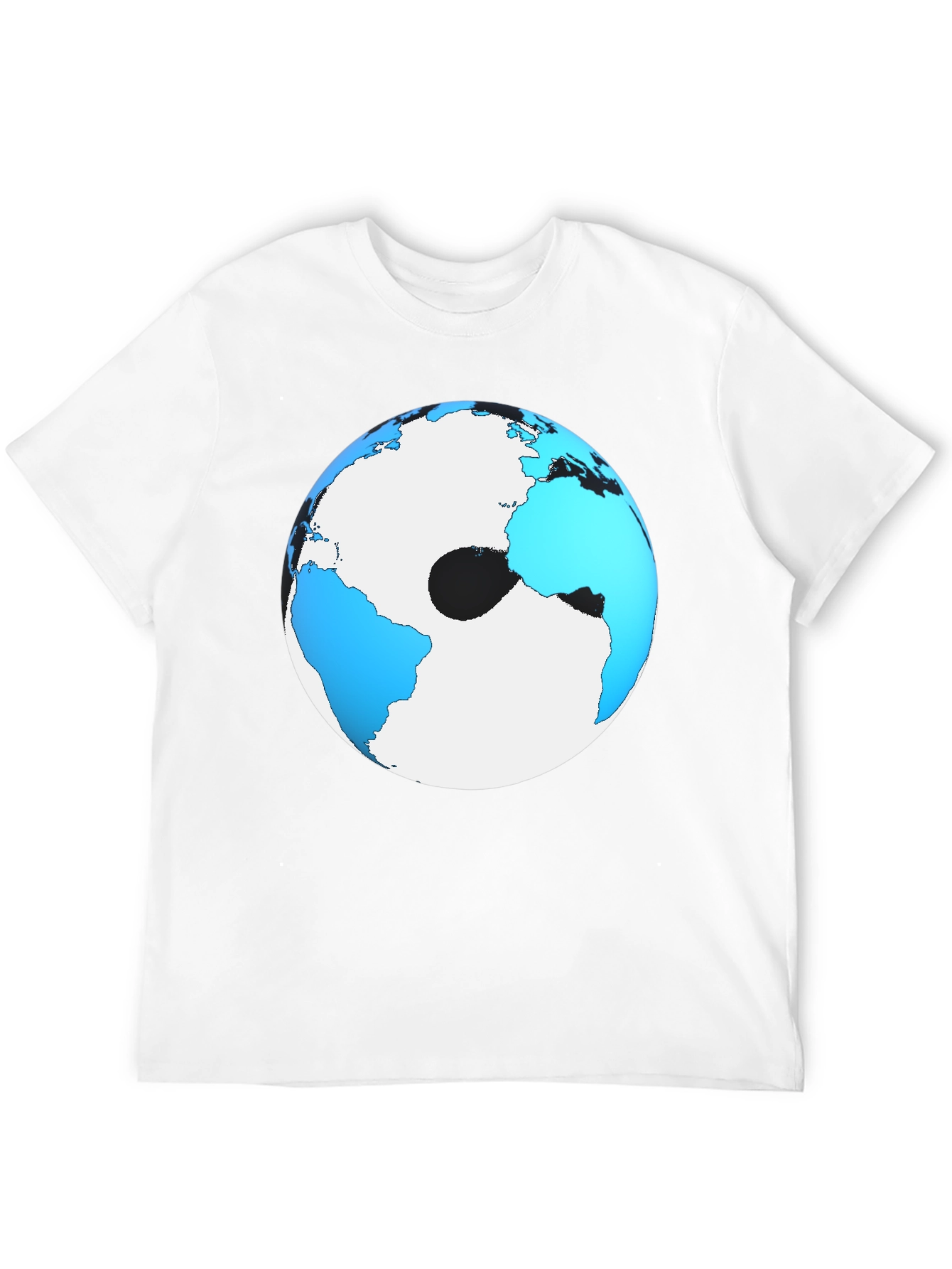 Earth Graphic Black T-Shirt