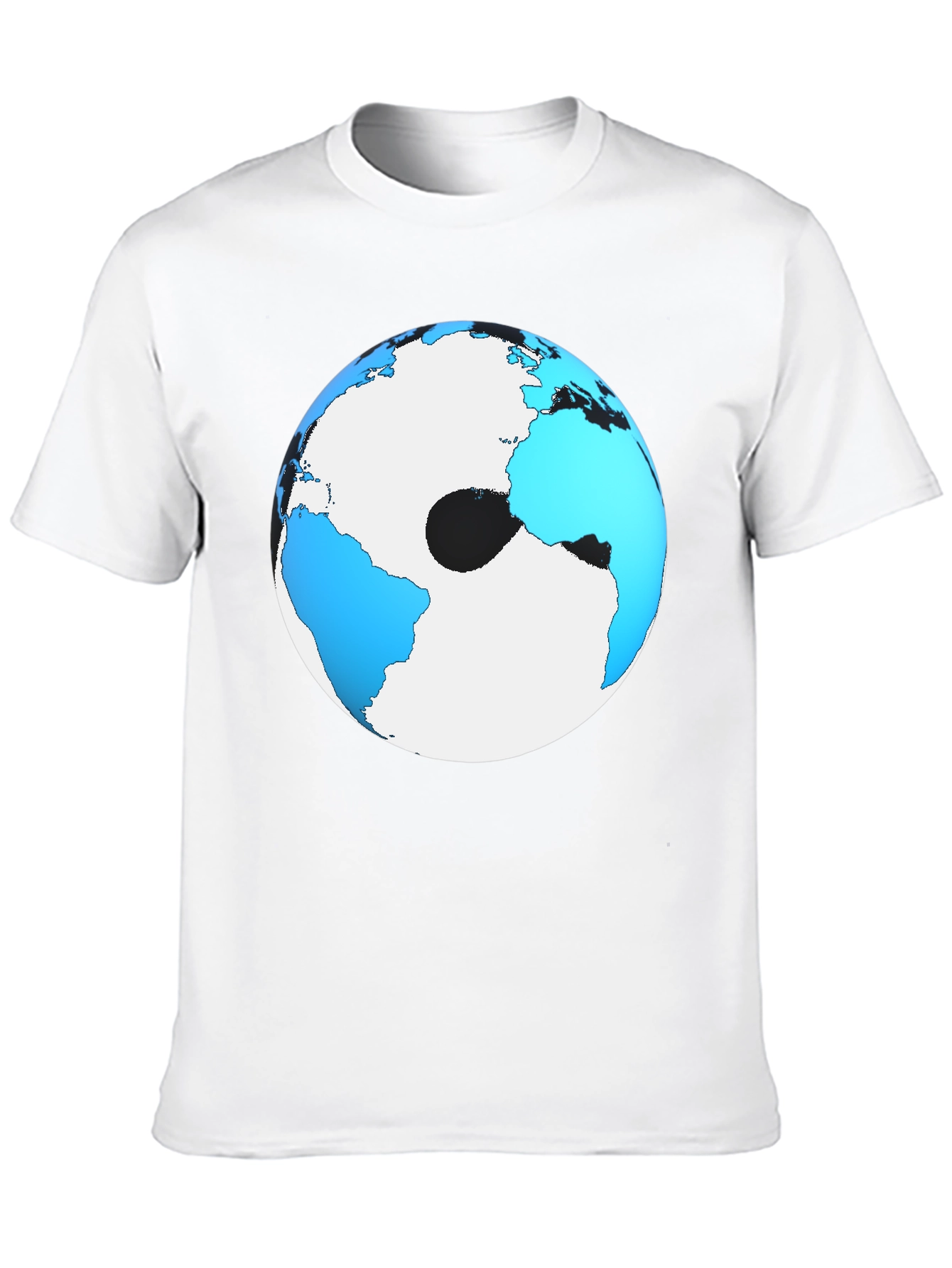 Earth Graphic Black T-Shirt