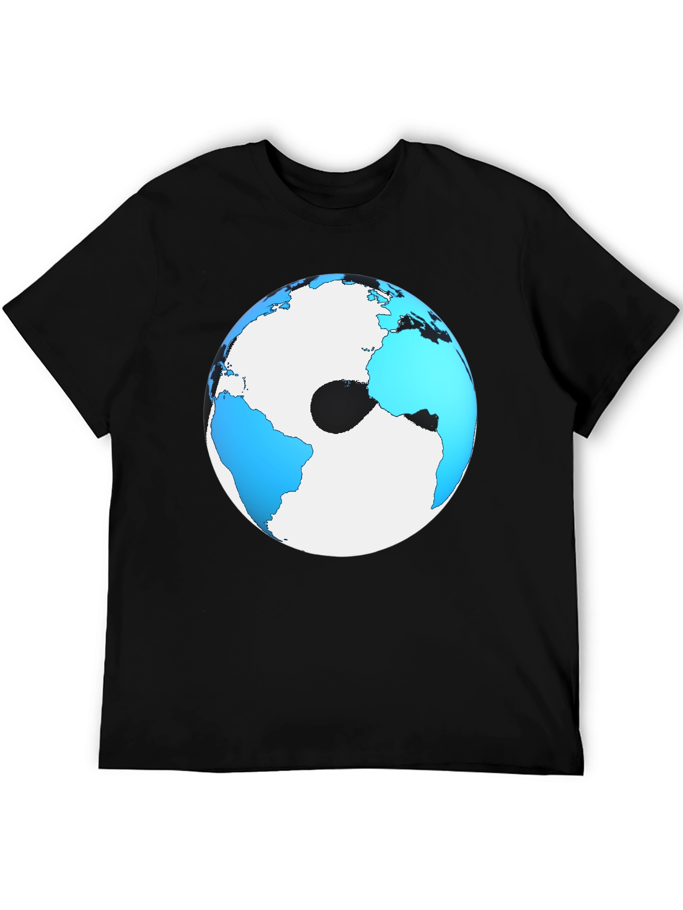 Earth Graphic Black T-Shirt