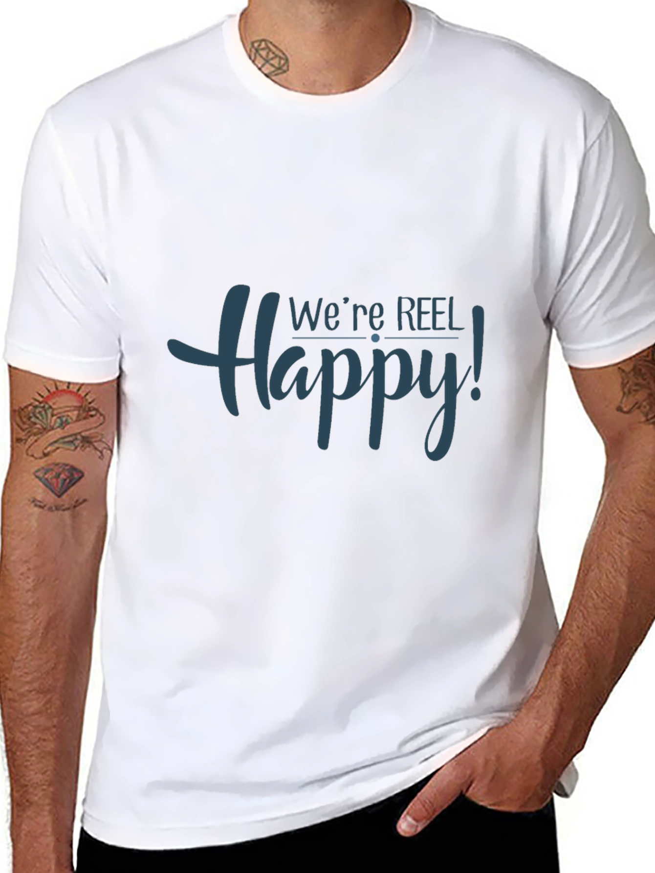 Were Reel Happy! Graphic Tee