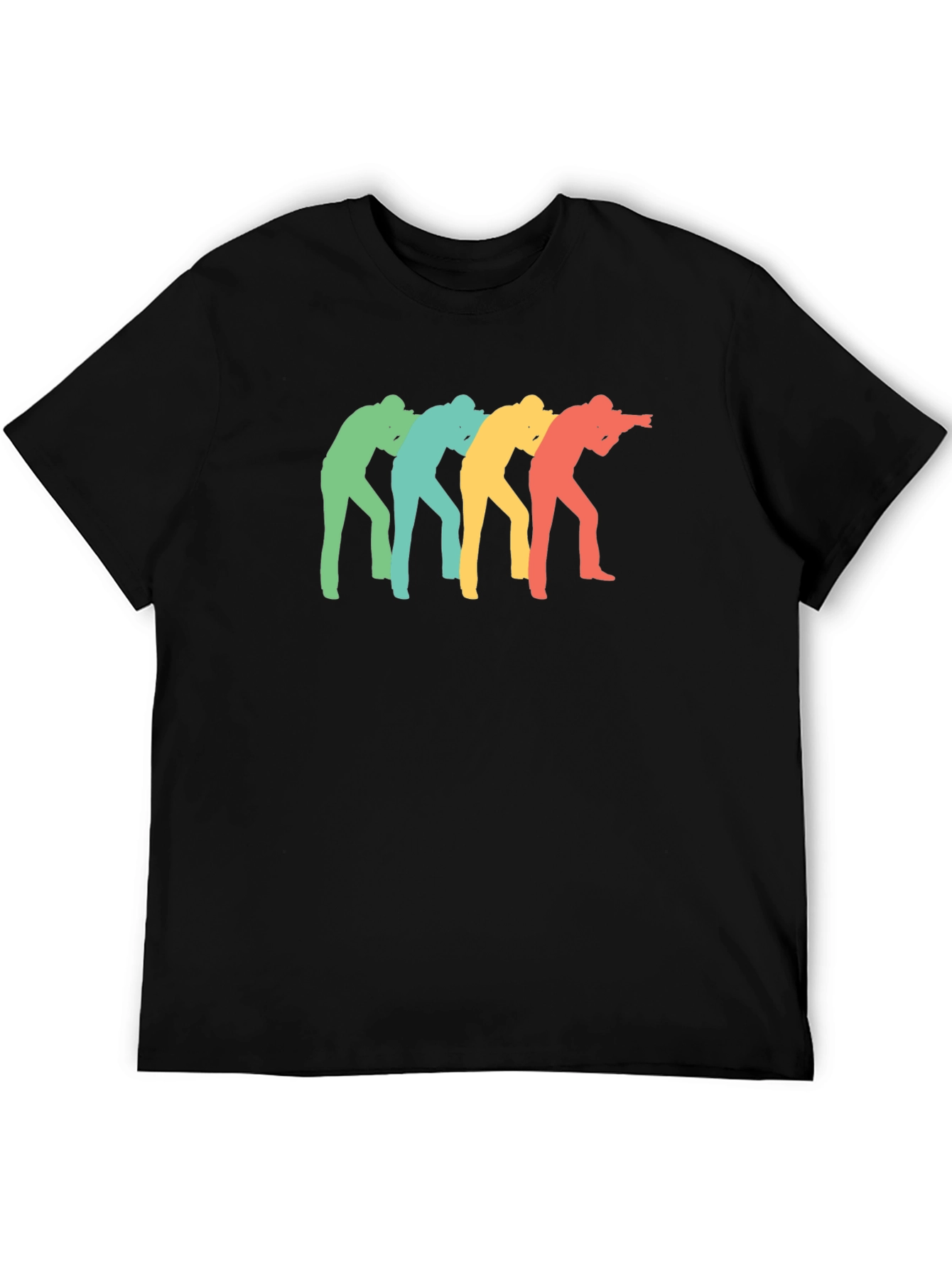 Retro Photographer T-Shirt - Trendy Silhouette Design