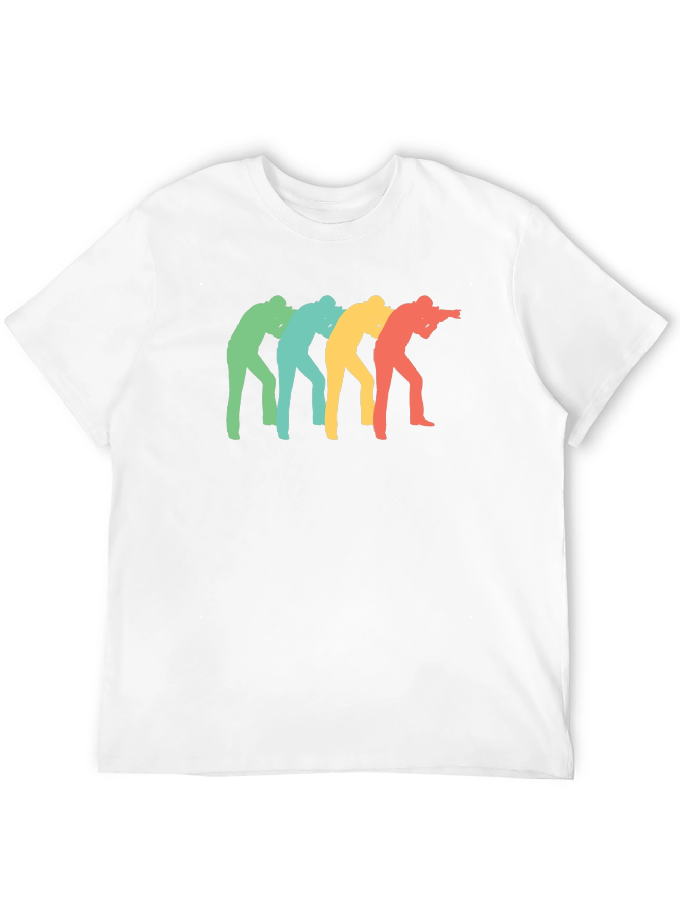 Retro Photographer T-Shirt - Trendy Silhouette Design