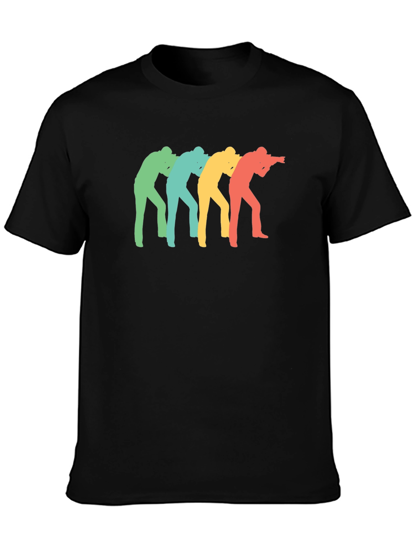 Retro Photographer T-Shirt - Trendy Silhouette Design