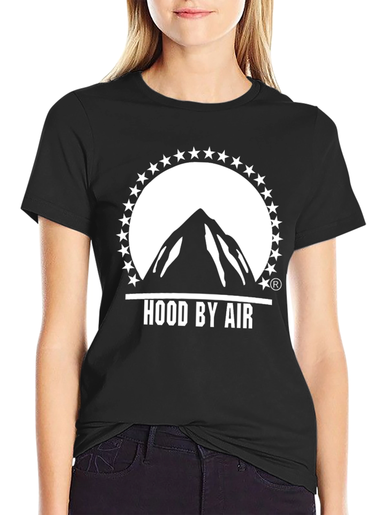 Hood By Air Graphic Tee - Black