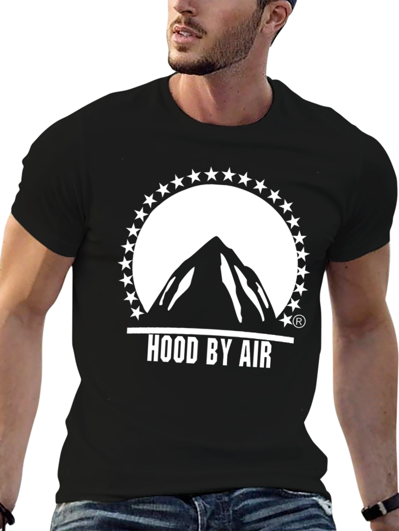 Hood By Air Graphic Tee - Black