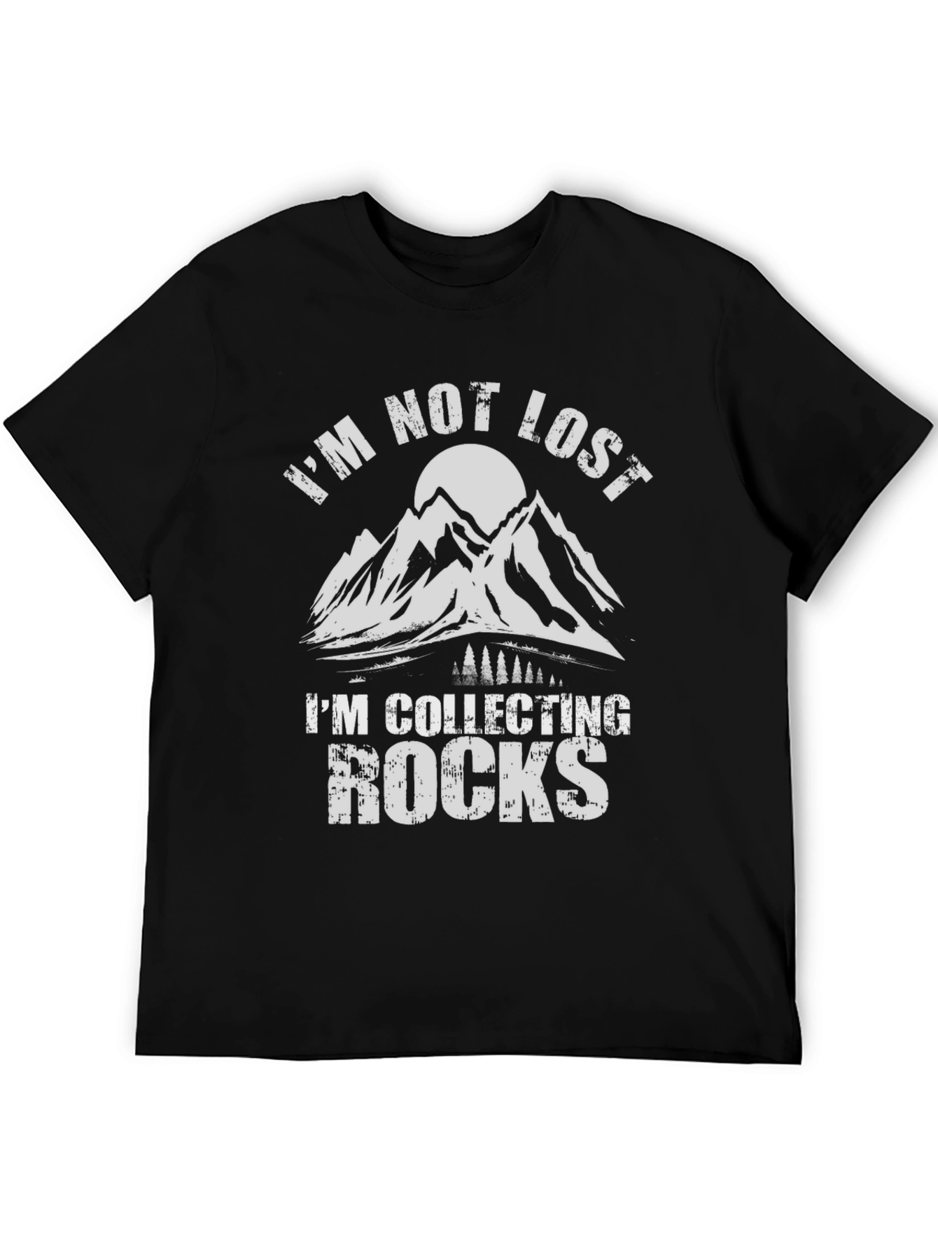 Im Not Lost Im Collecting Rocks Graphic T-Shirt