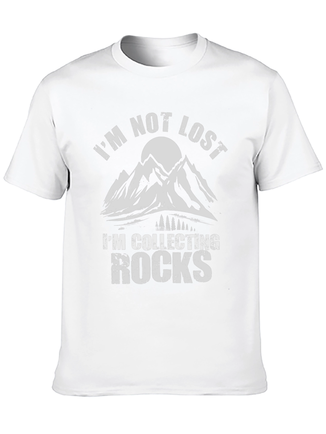Im Not Lost Im Collecting Rocks Graphic T-Shirt