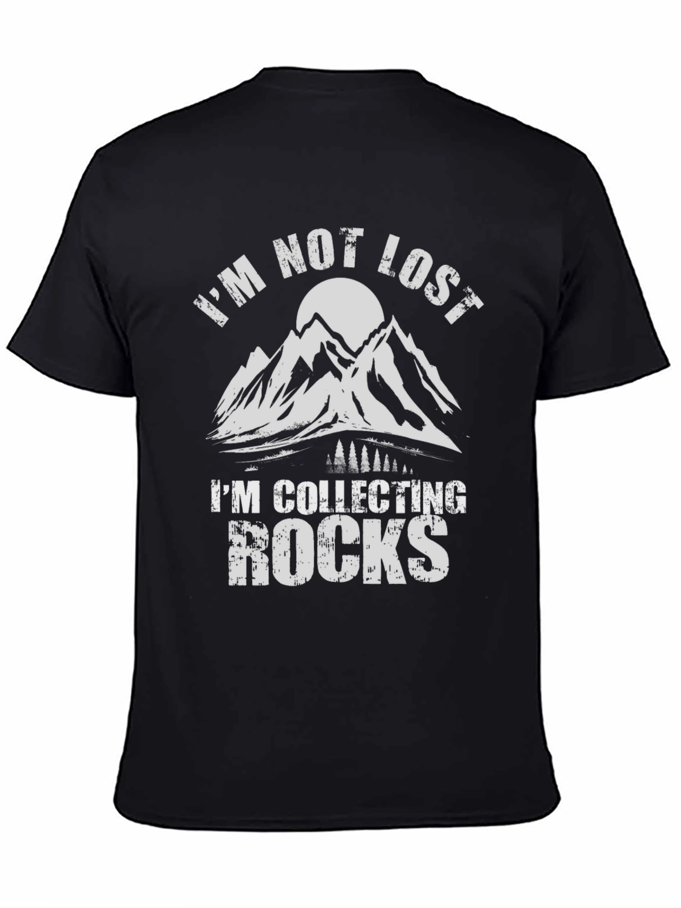 Im Not Lost Im Collecting Rocks Graphic T-Shirt