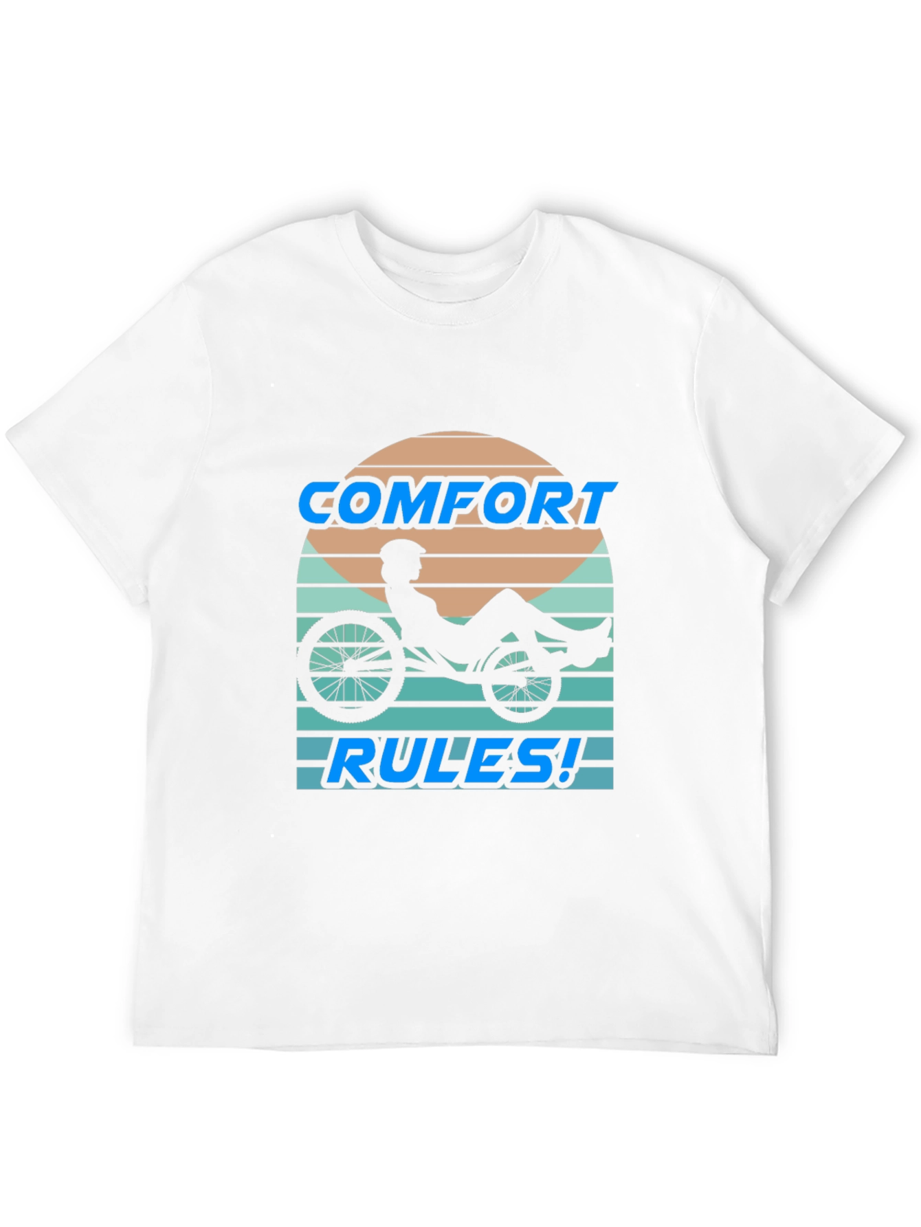 Comfort Rules Recumbent Bike T-Shirt