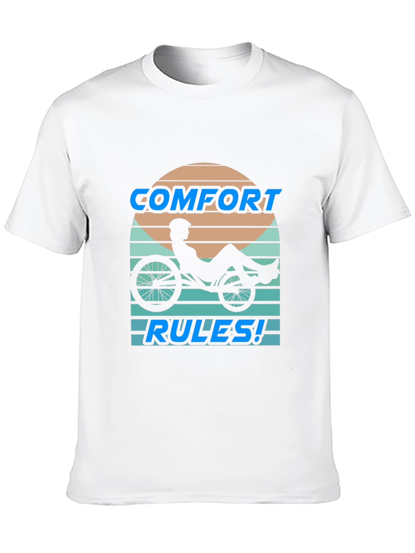 Comfort Rules Recumbent Bike T-Shirt