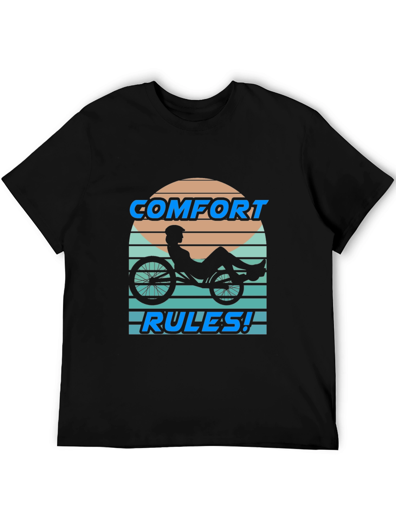 Comfort Rules Recumbent Bike T-Shirt