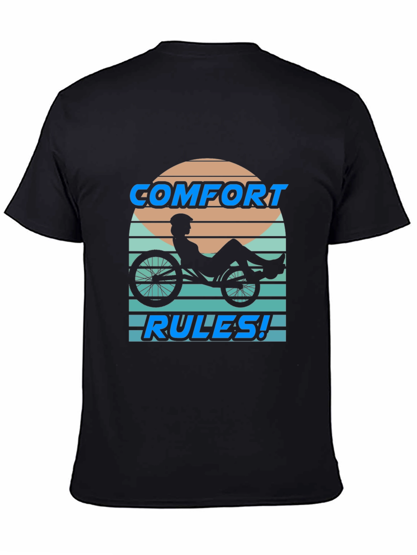 Comfort Rules Recumbent Bike T-Shirt