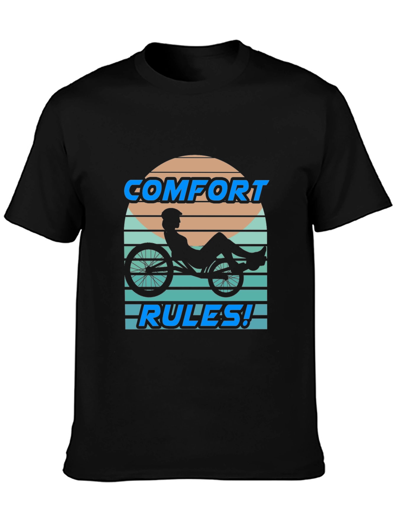 Comfort Rules Recumbent Bike T-Shirt