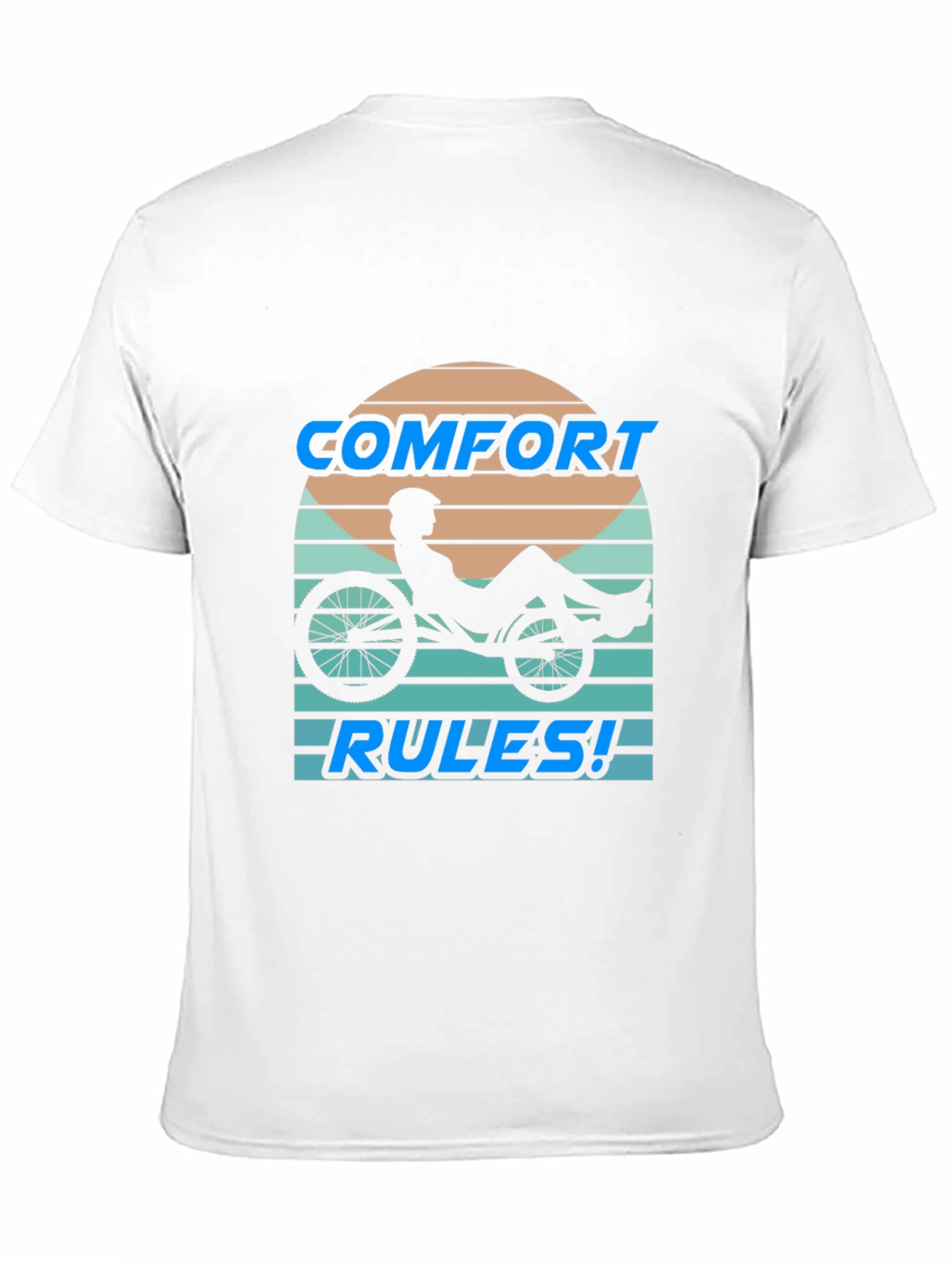 Comfort Rules Recumbent Bike T-Shirt