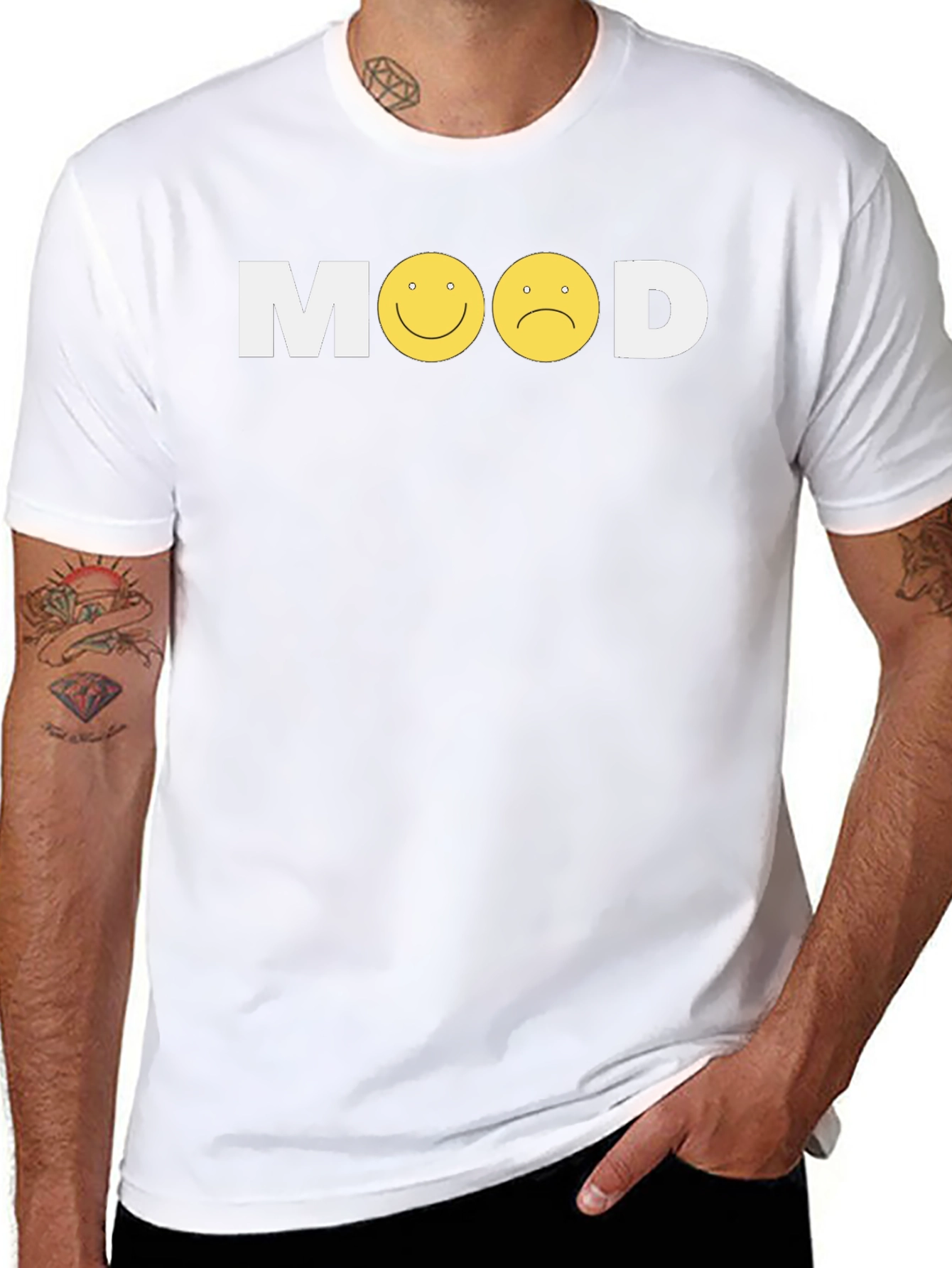 Mood Graphic Tee - Mens Black T-Shirt