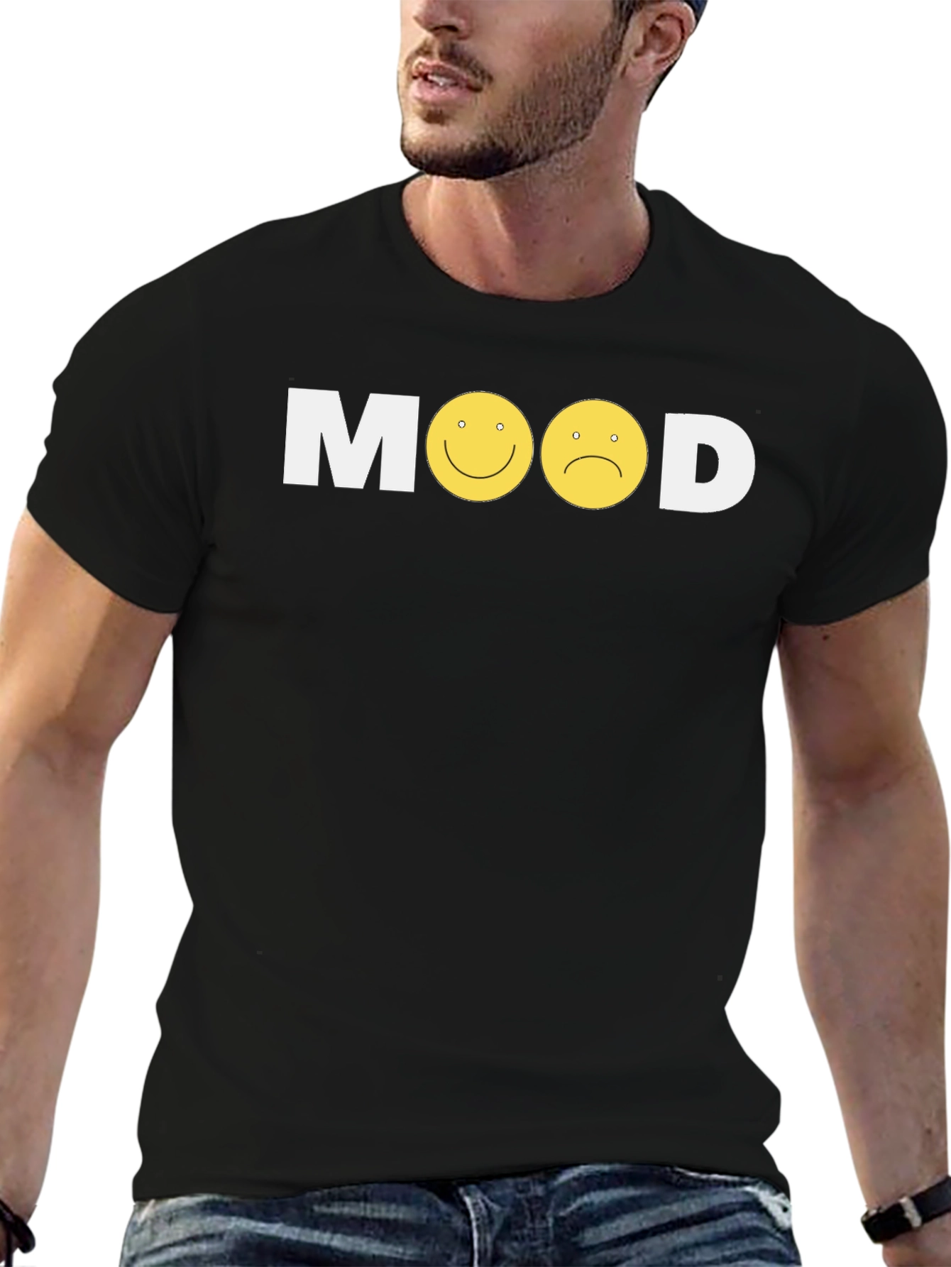 Mood Graphic Tee - Mens Black T-Shirt