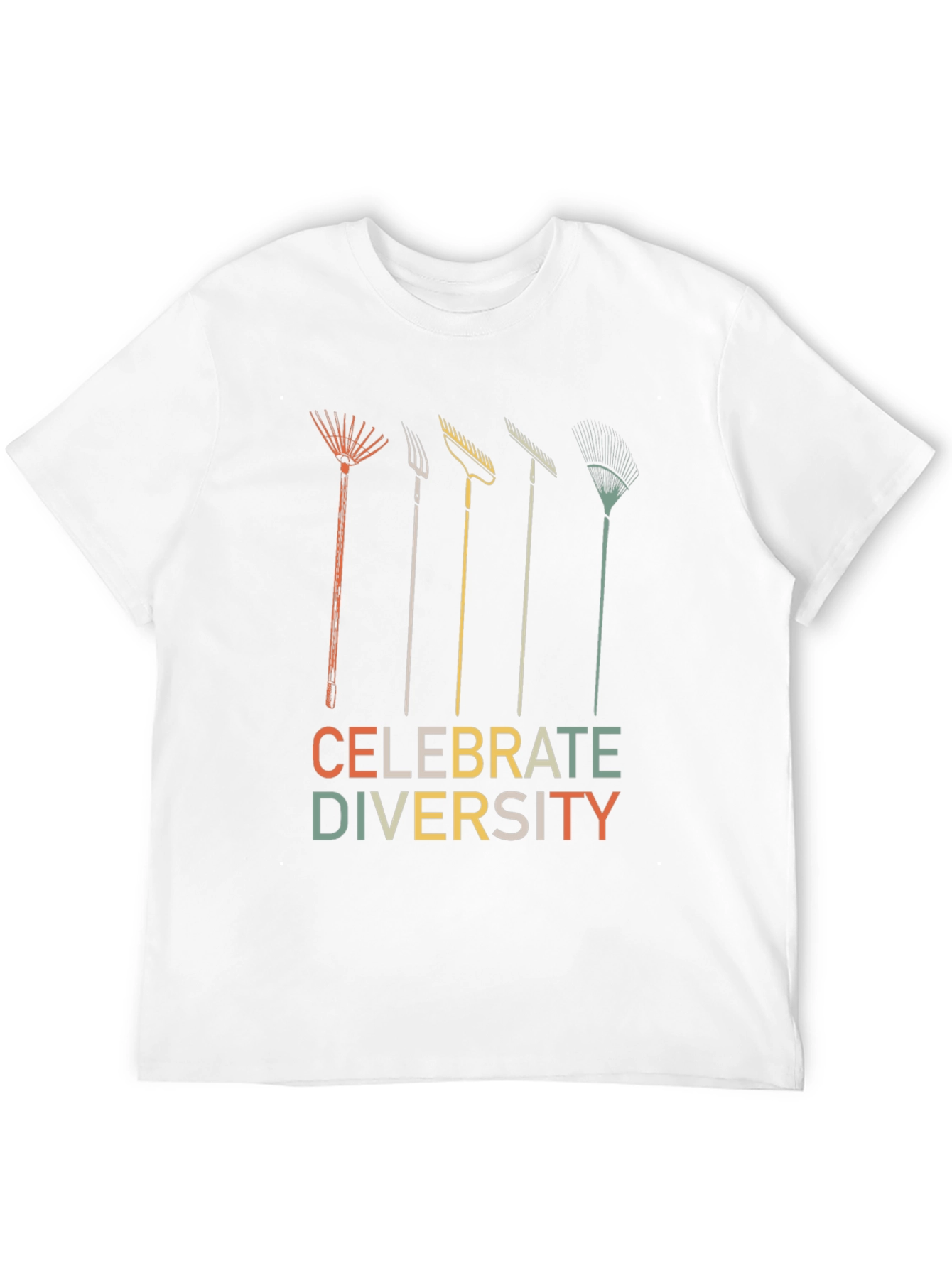 Celebrate Diversity Garden Tool Graphic Tee
