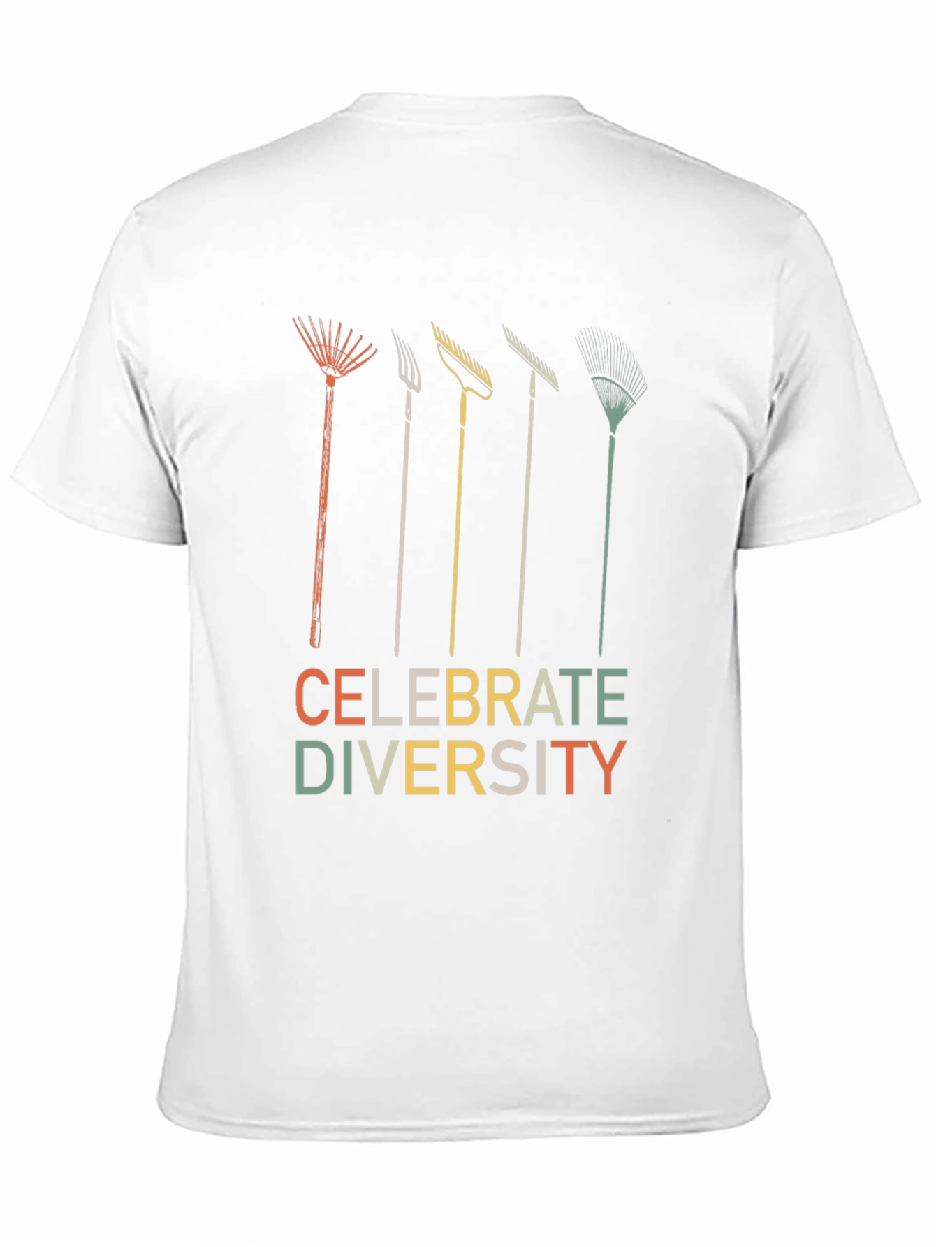 Celebrate Diversity Garden Tool Graphic Tee