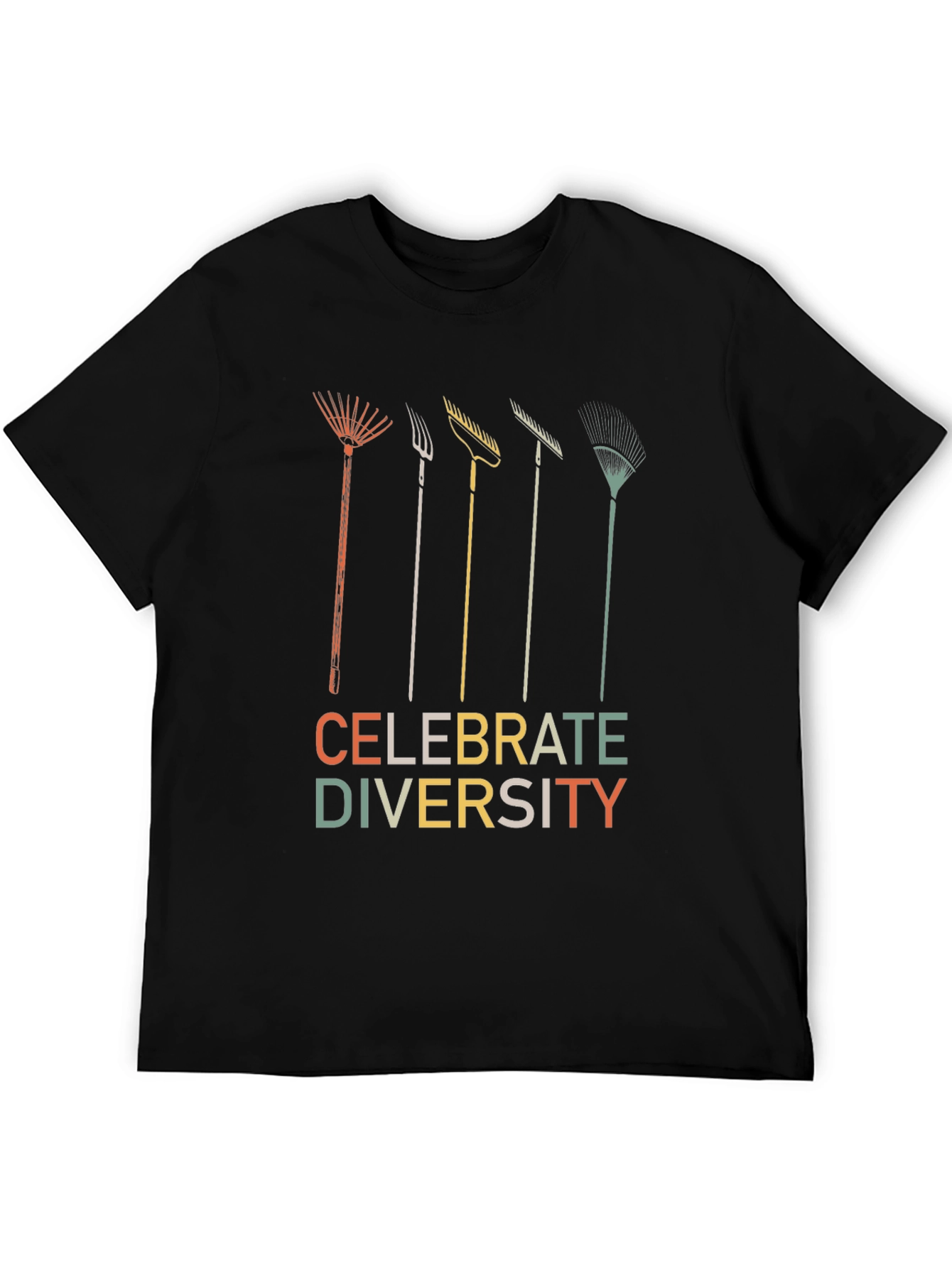 Celebrate Diversity Garden Tool Graphic Tee