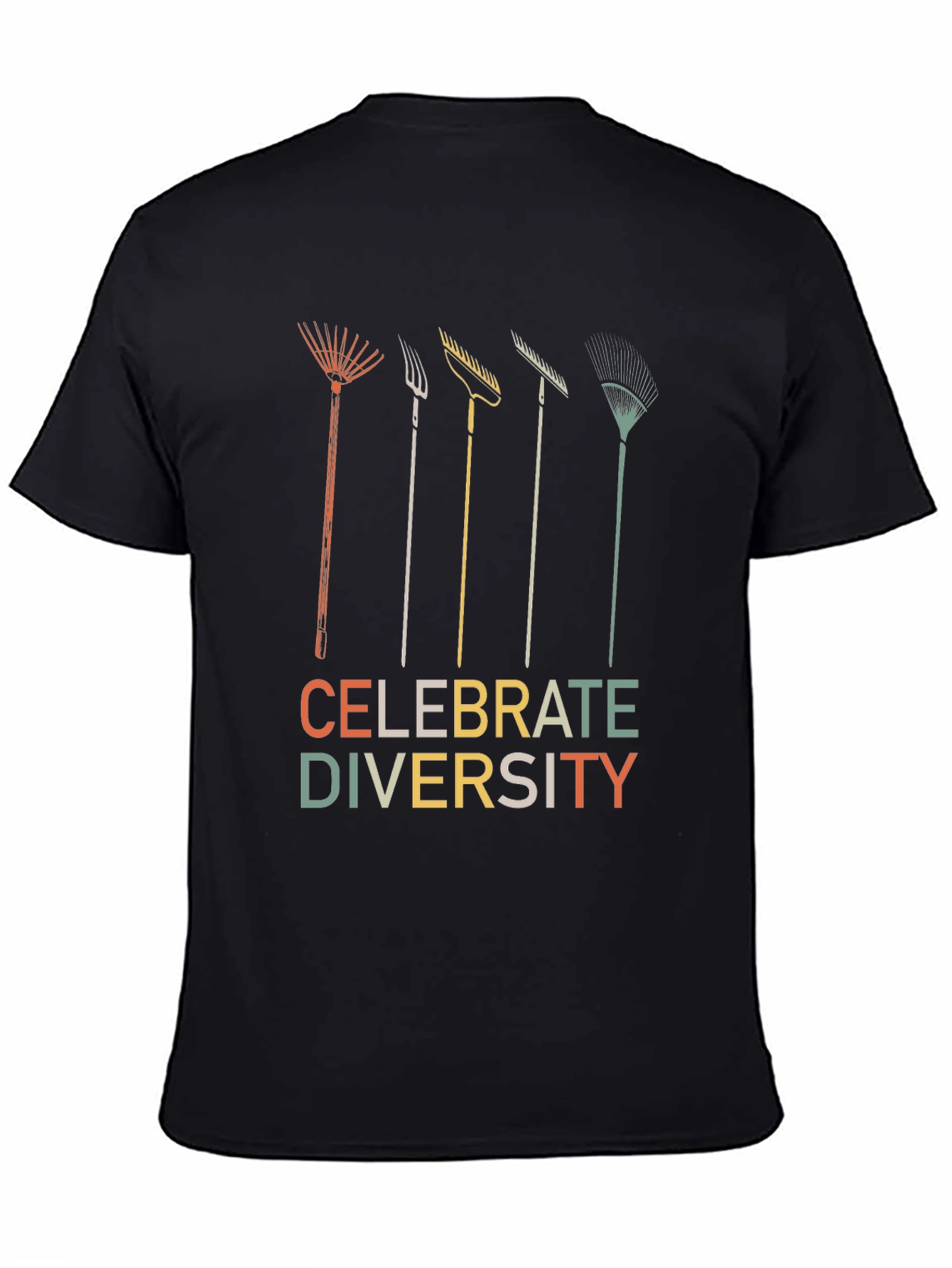 Celebrate Diversity Garden Tool Graphic Tee