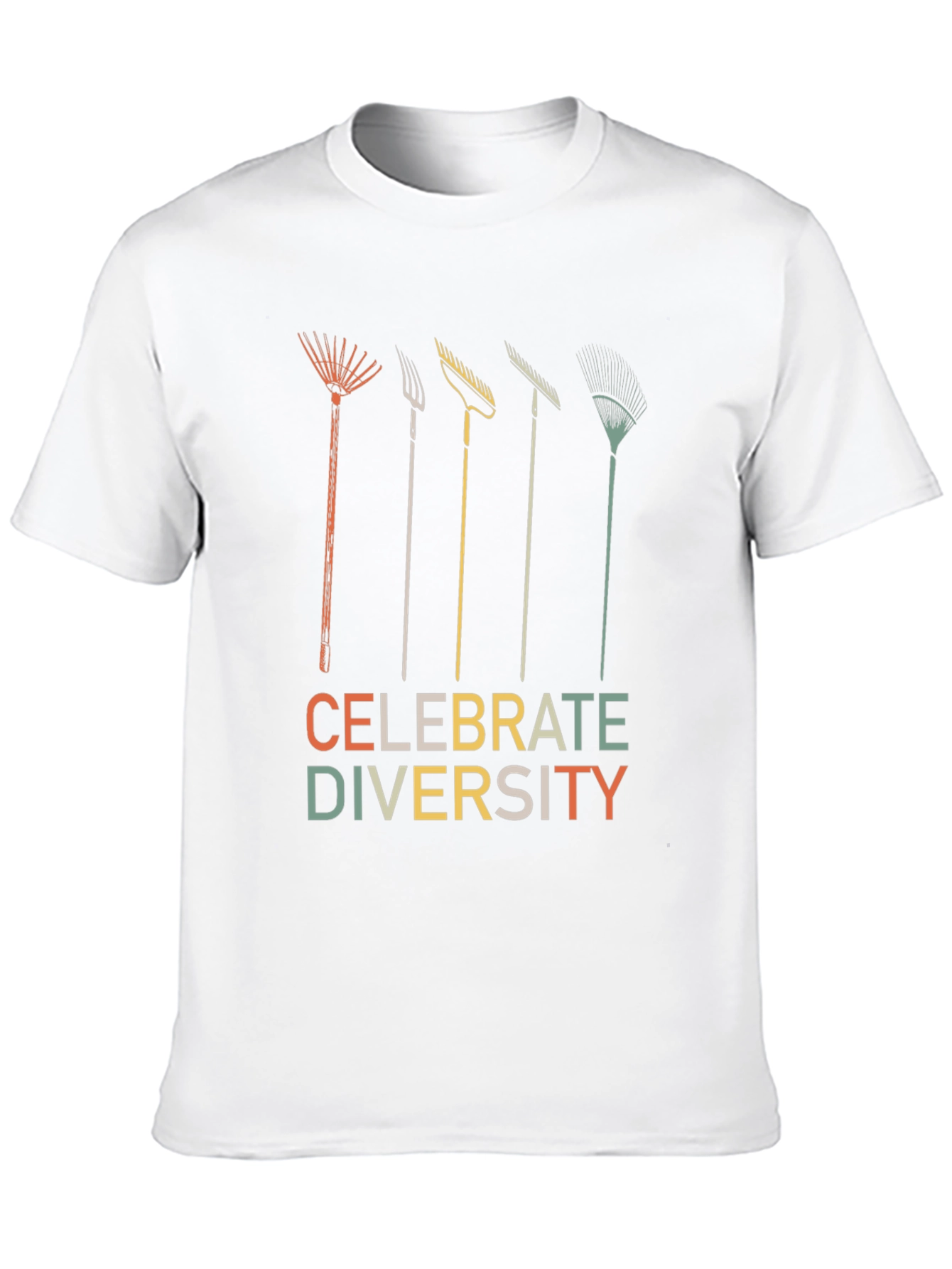 Celebrate Diversity Garden Tool Graphic Tee