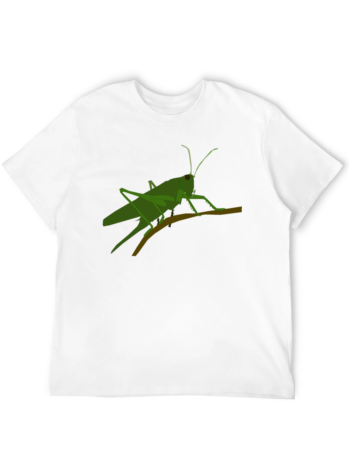 Grasshopper Graphic Tee - Black Cotton T-Shirt