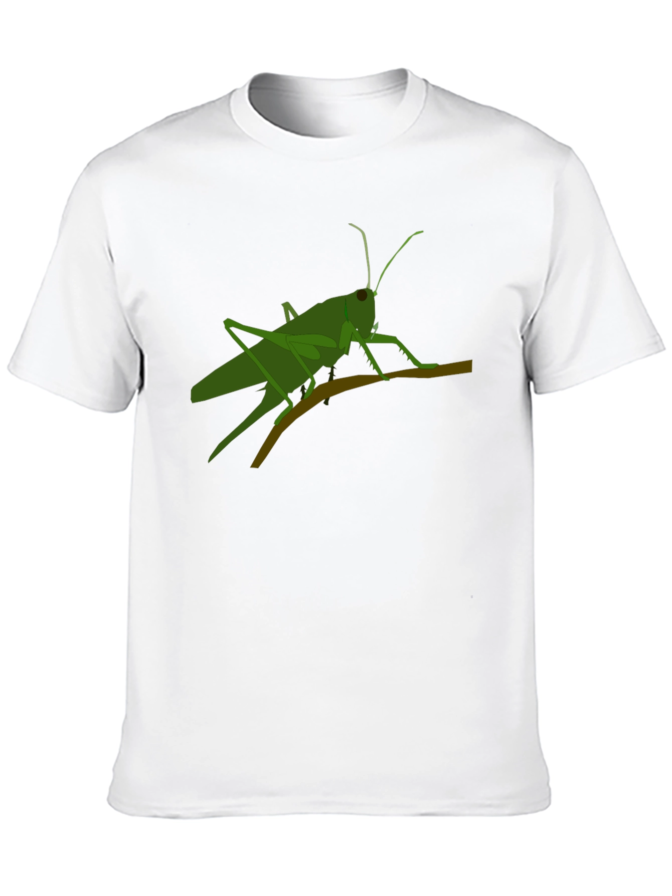 Grasshopper Graphic Tee - Black Cotton T-Shirt