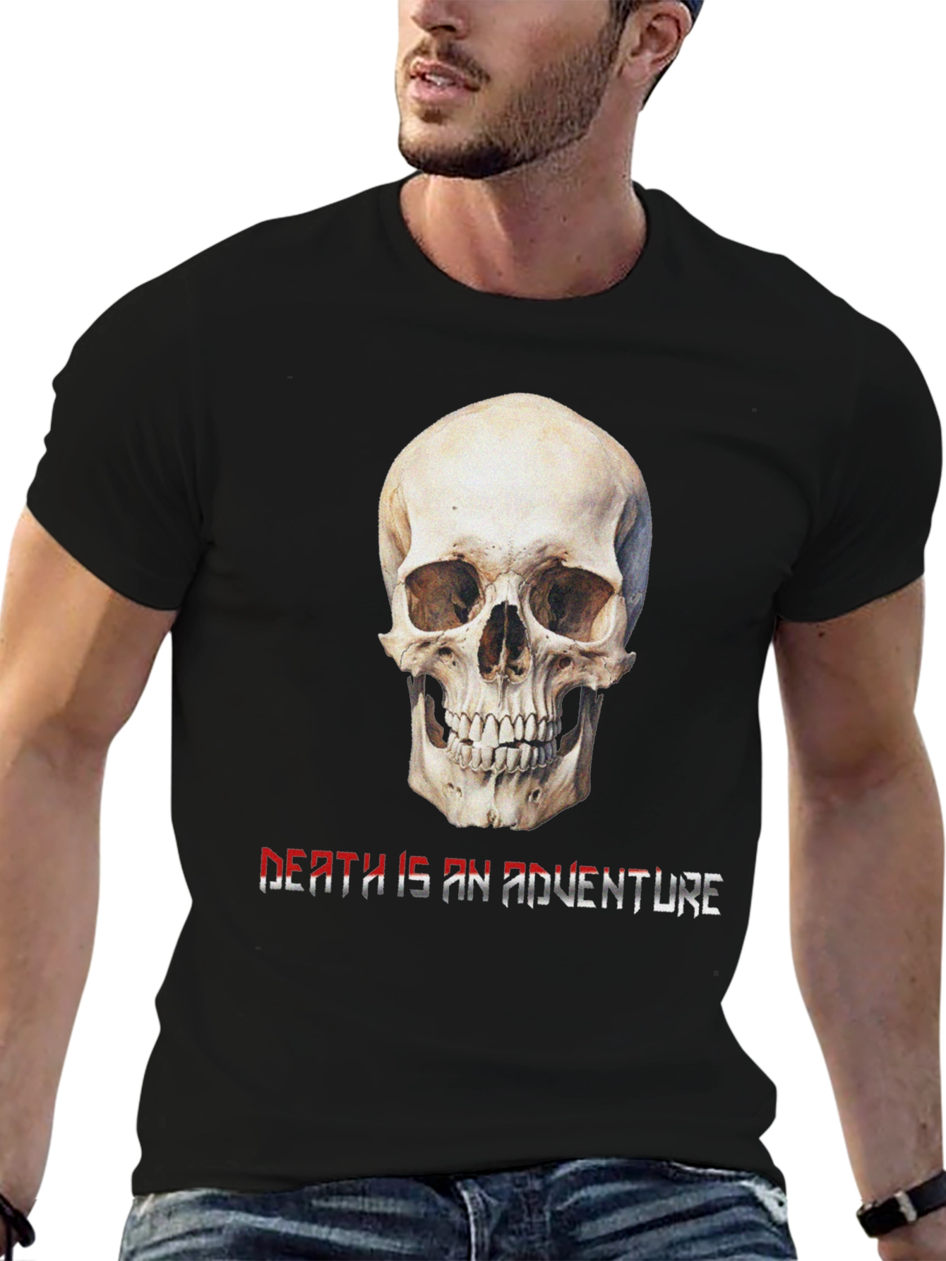 Skull Death is an Adventure Graphic Tee