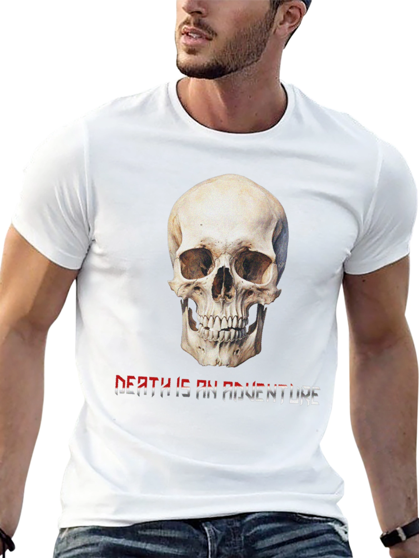 Skull Death is an Adventure Graphic Tee