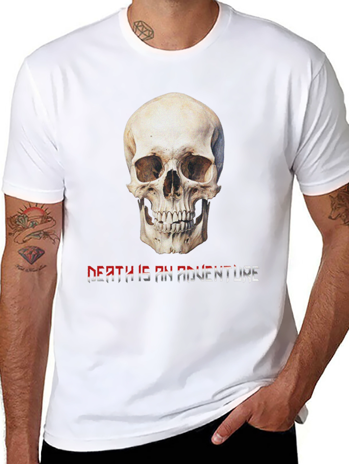 Skull Death is an Adventure Graphic Tee