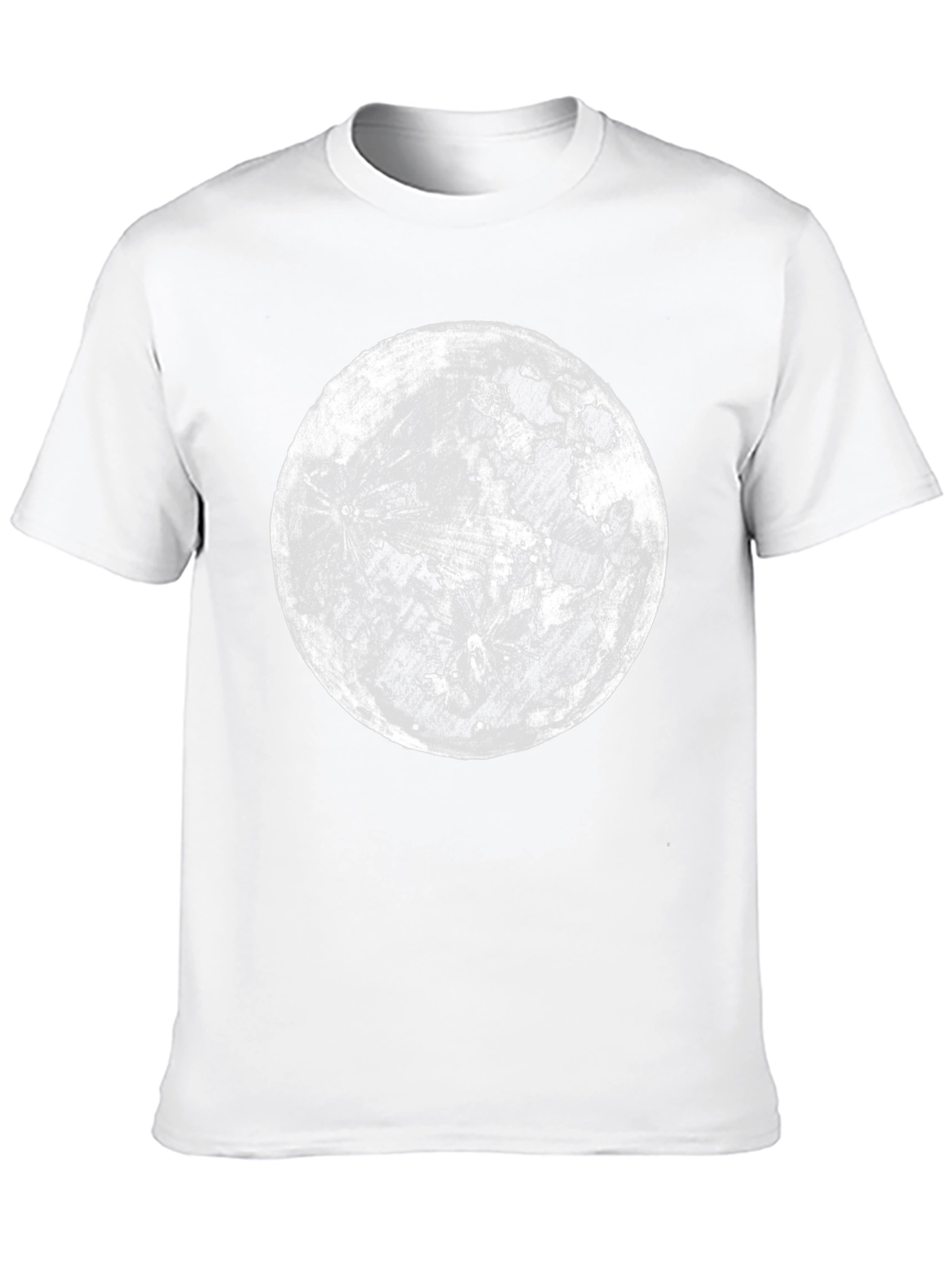 Moon Graphic Black T-Shirt