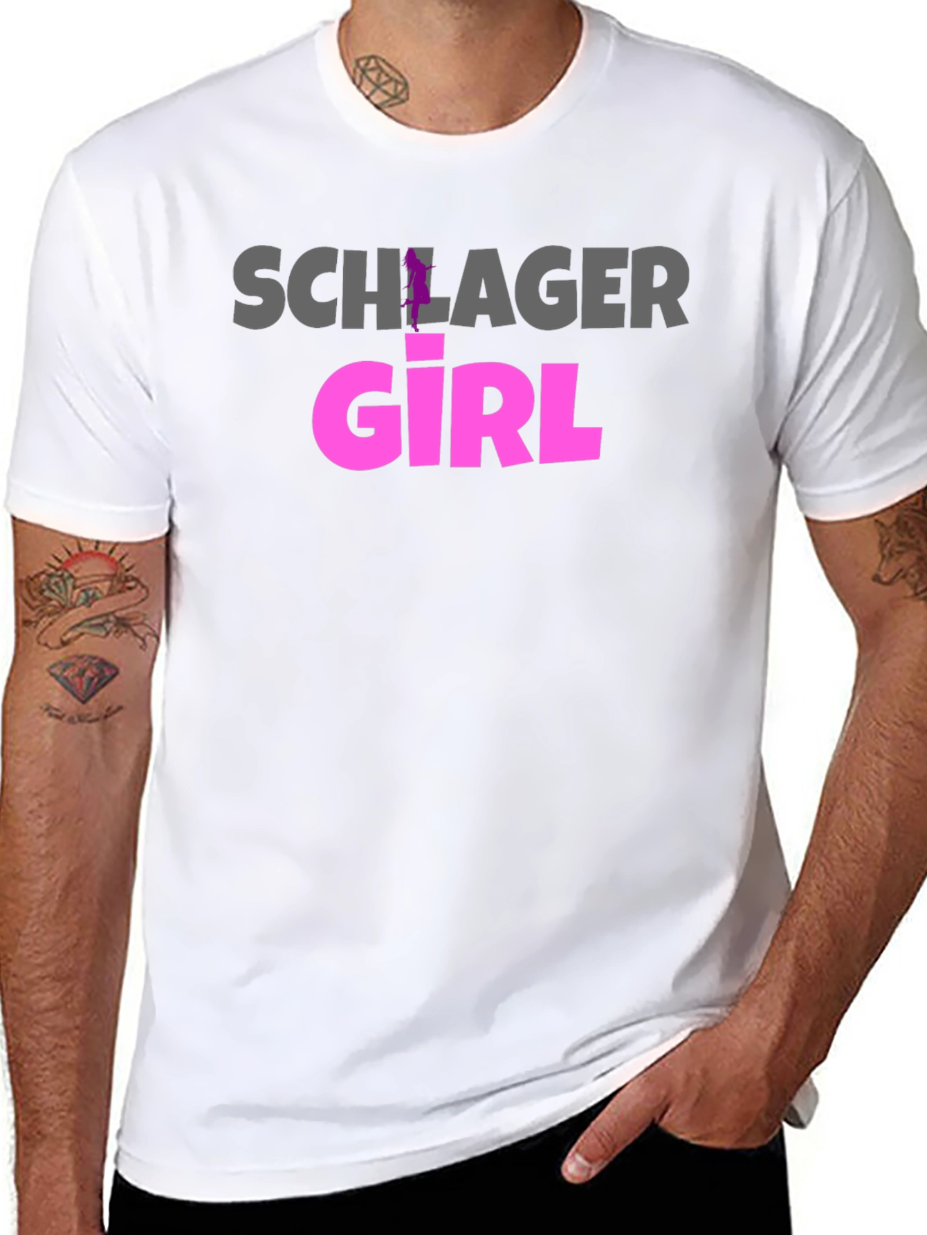 Schlager Girl T-Shirt - Fun Pop Music Tee