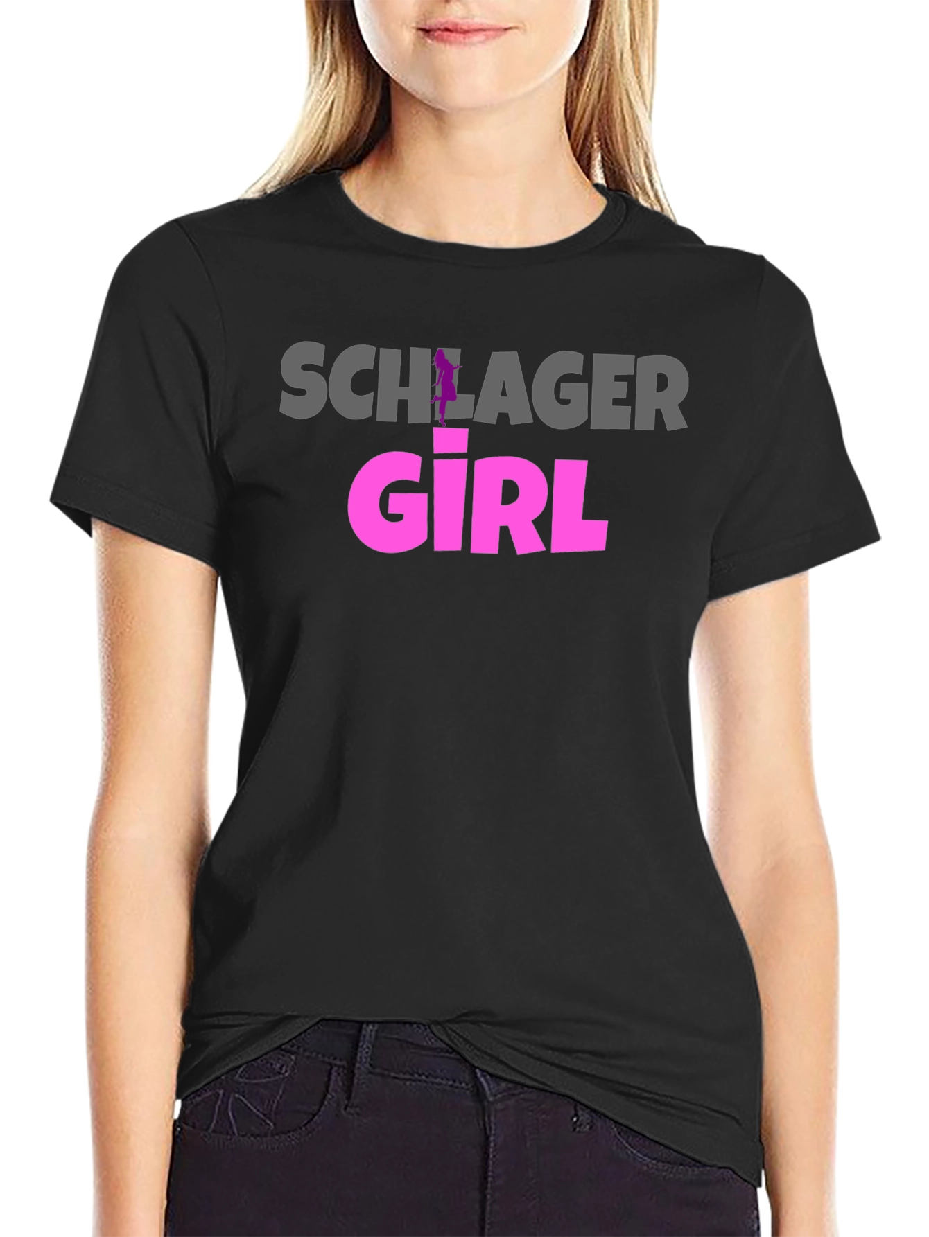 Schlager Girl T-Shirt - Fun Pop Music Tee