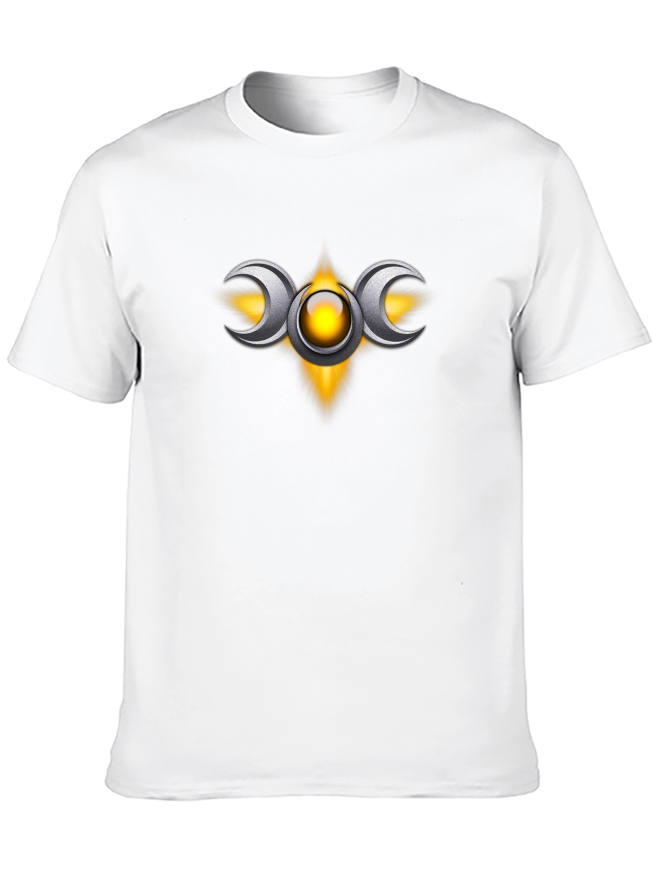 Triple Moon Goddess T-Shirt - Black