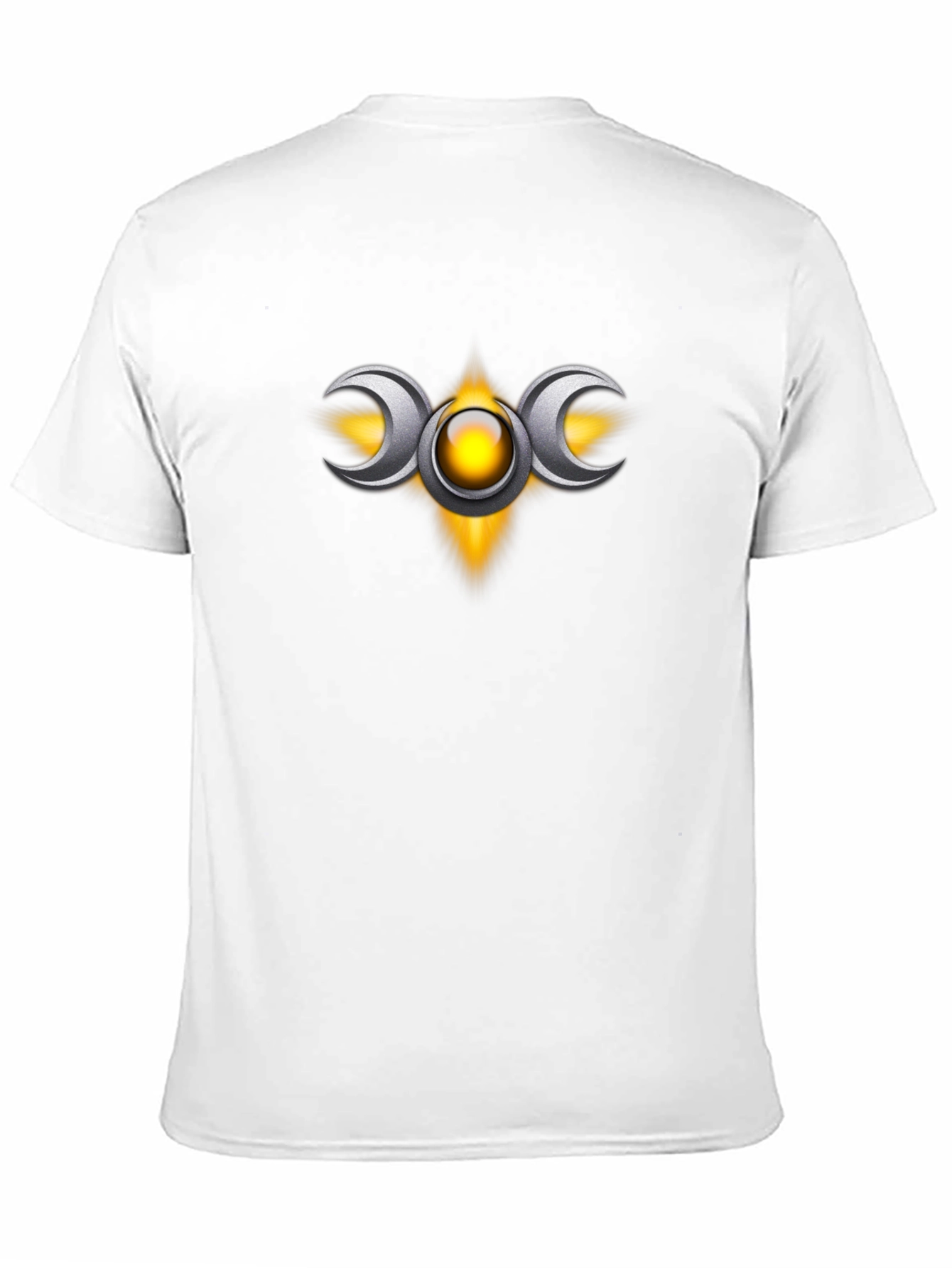Triple Moon Goddess T-Shirt - Black