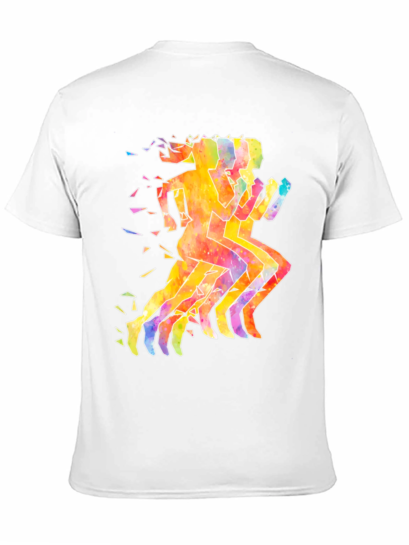 Watercolor Runners Graphic T-Shirt