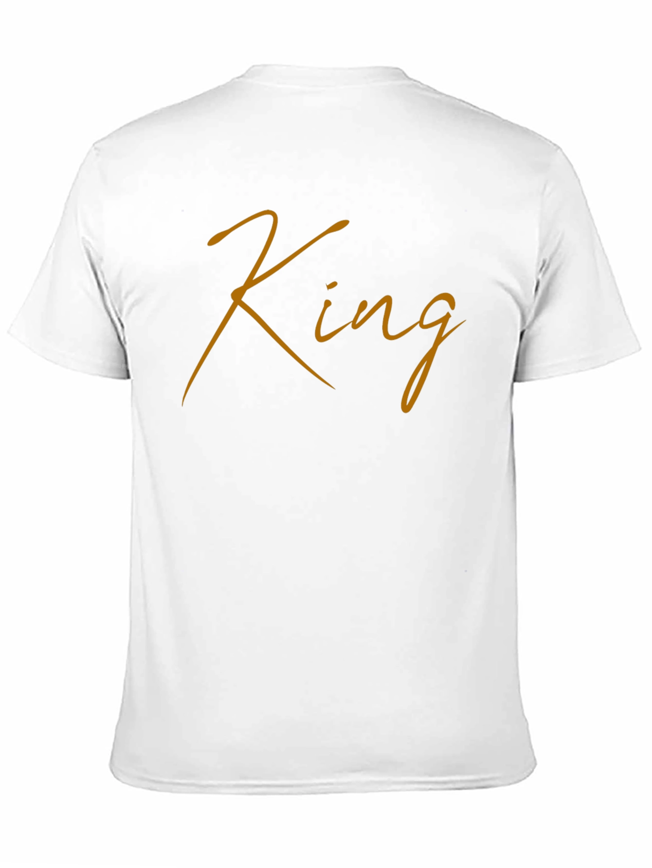 King Script Black T-Shirt - Stylish Mens Apparel