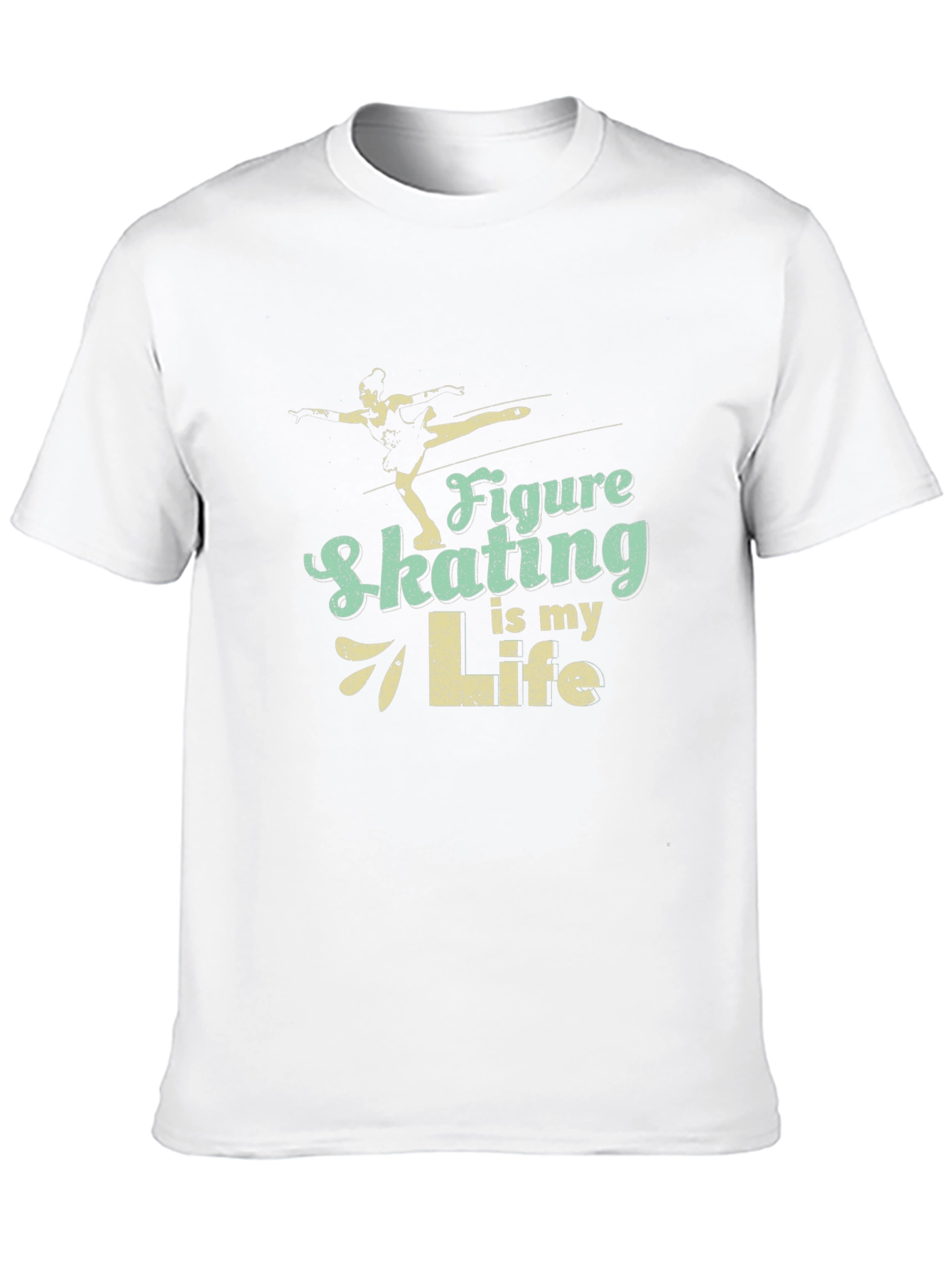 Figure Skating is My Life Black T-Shirt