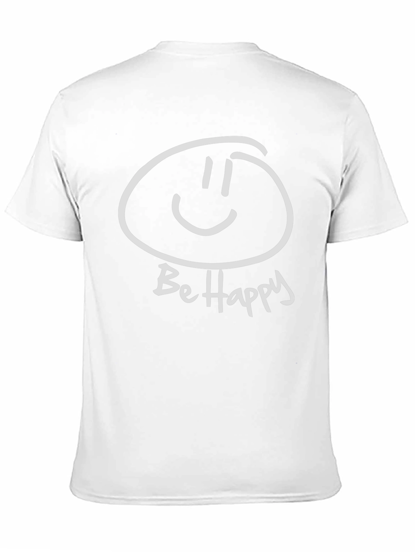 Be Happy Graphic Tee - Soft Cotton Comfort