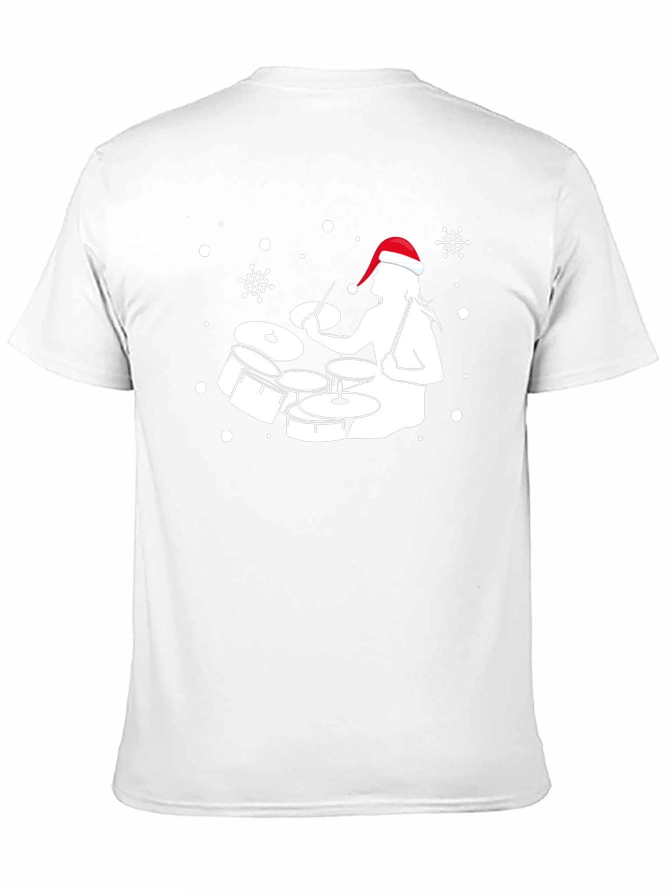 Drummer Santa Holiday T-Shirt