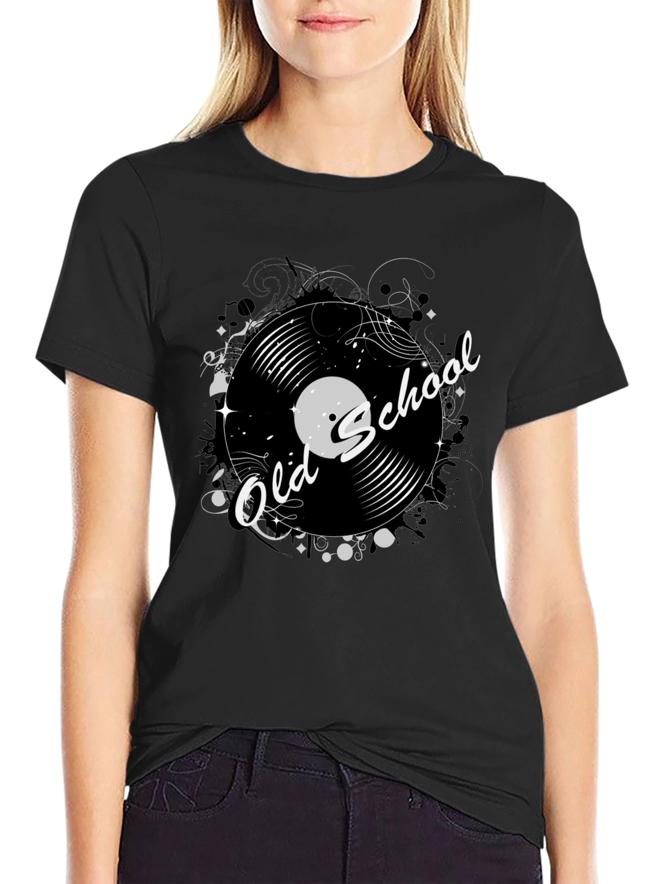Old School Vinyl Record Graphic T-Shirt
