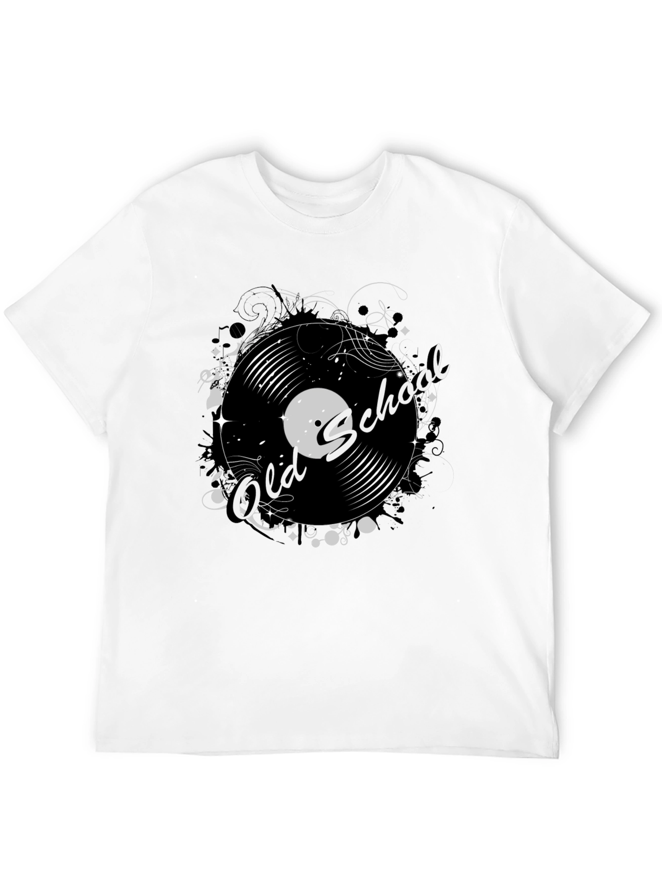 Old School Vinyl Record Graphic T-Shirt