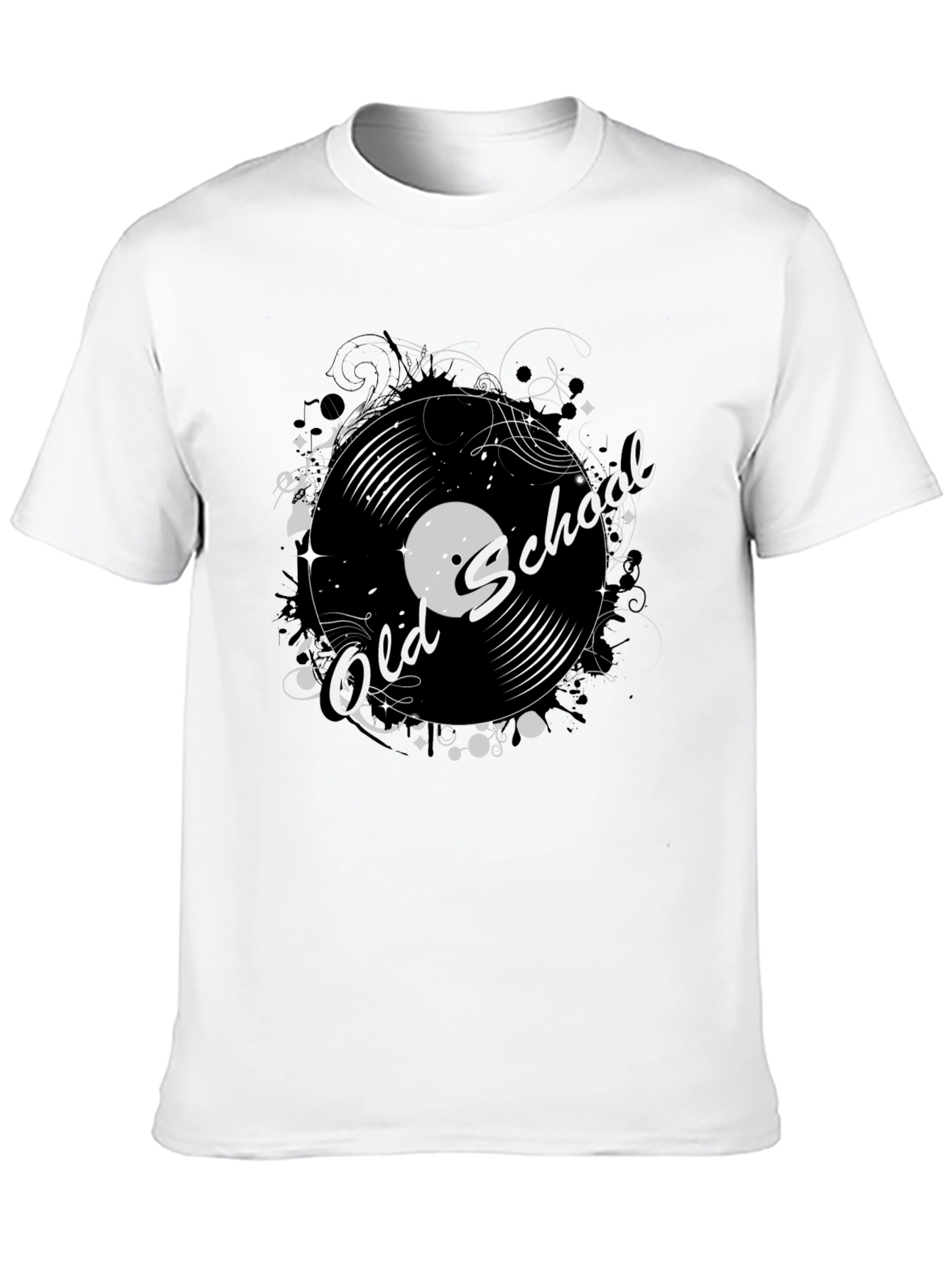 Old School Vinyl Record Graphic T-Shirt