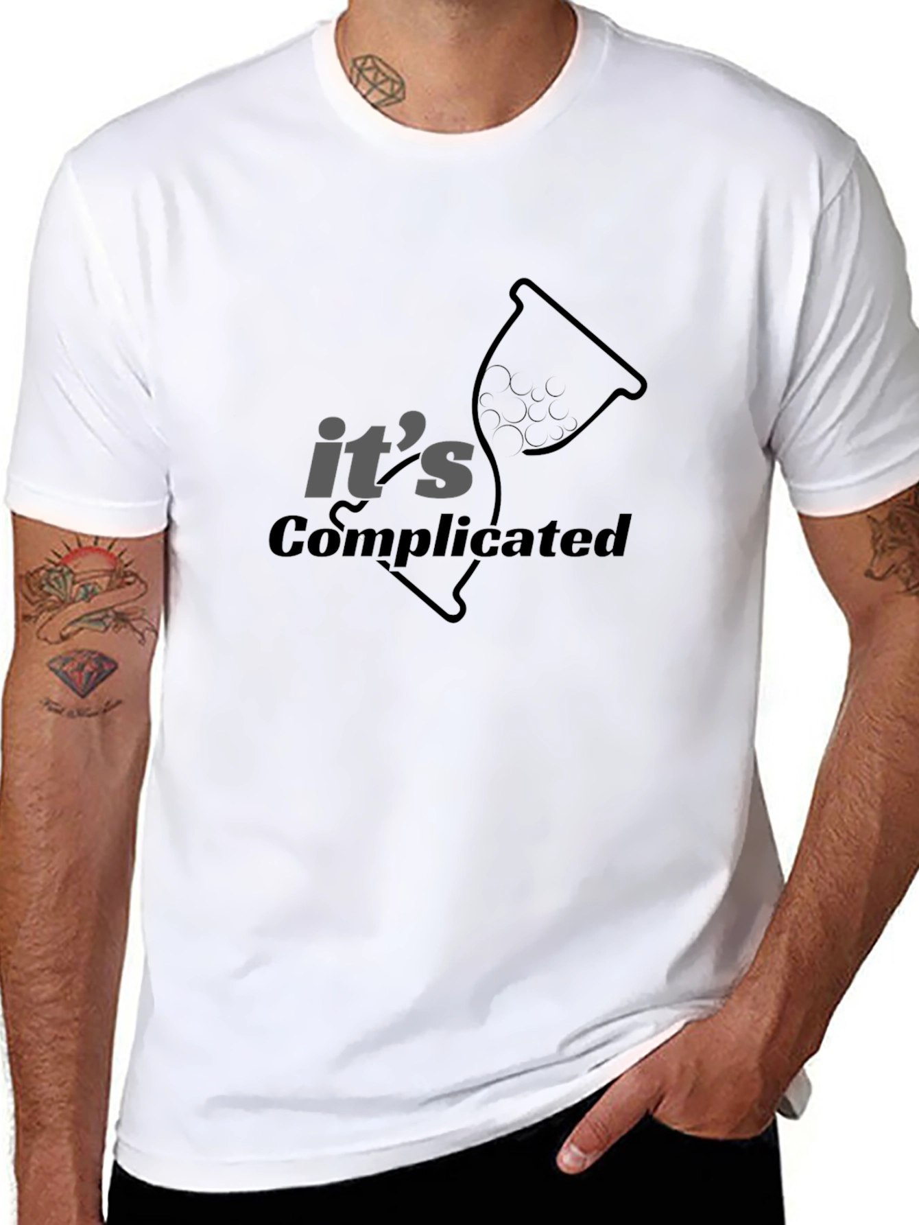 Its Complicated Graphic Tee - Soft Cotton Blend
