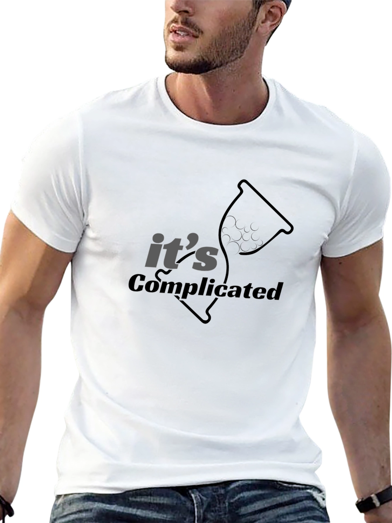 Its Complicated Graphic Tee - Soft Cotton Blend