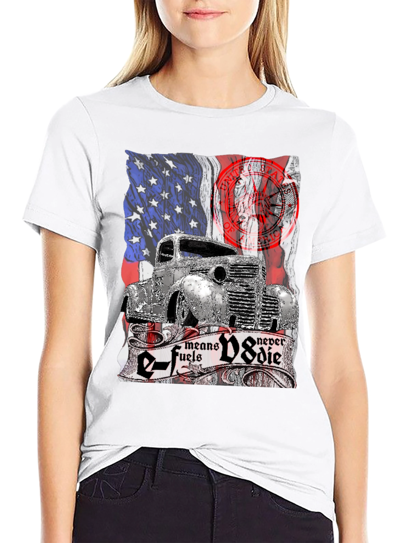 E-Fuels V8 Never Die Graphic T-Shirt
