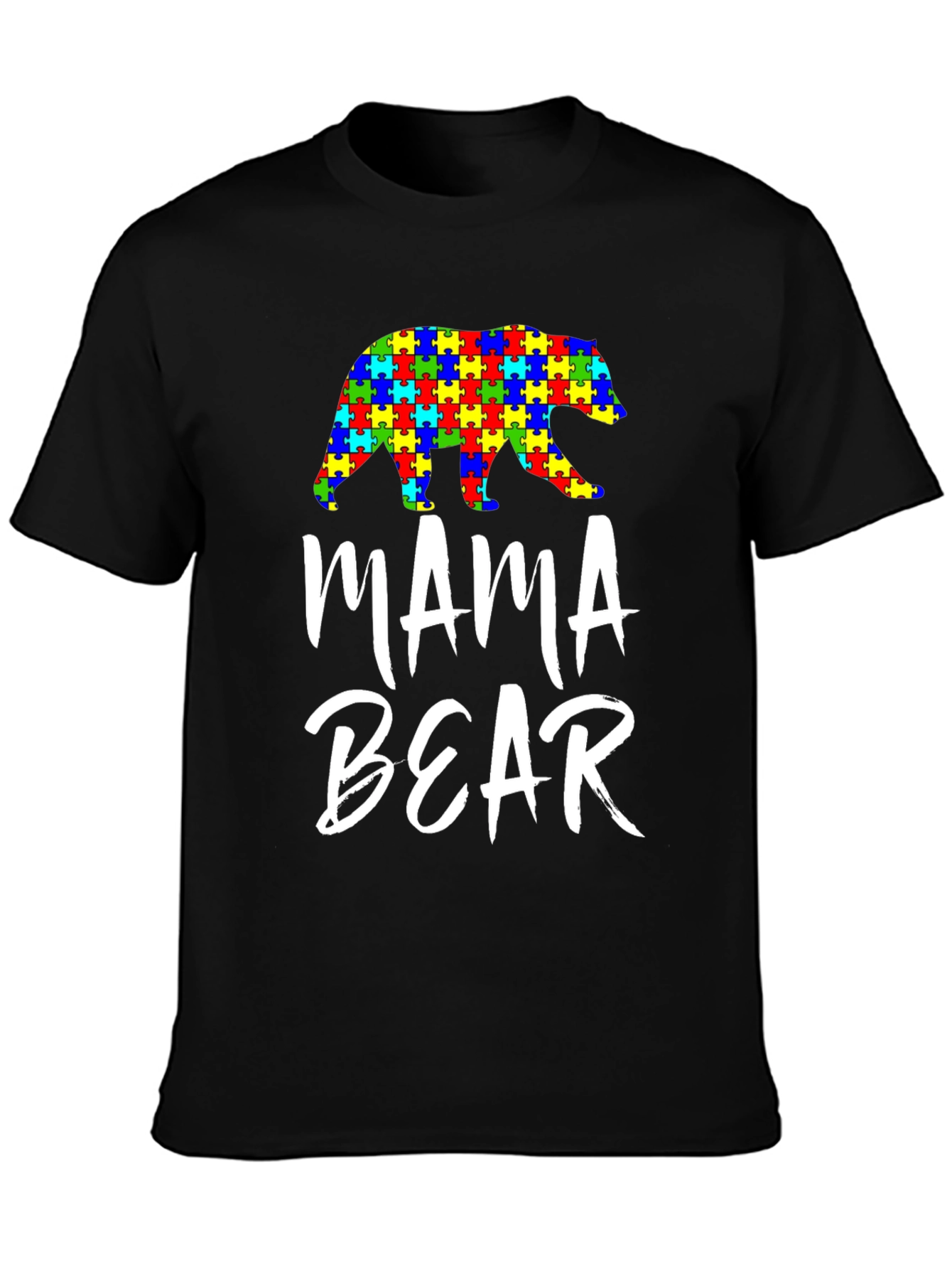 Mama Bear Autism Awareness T-Shirt