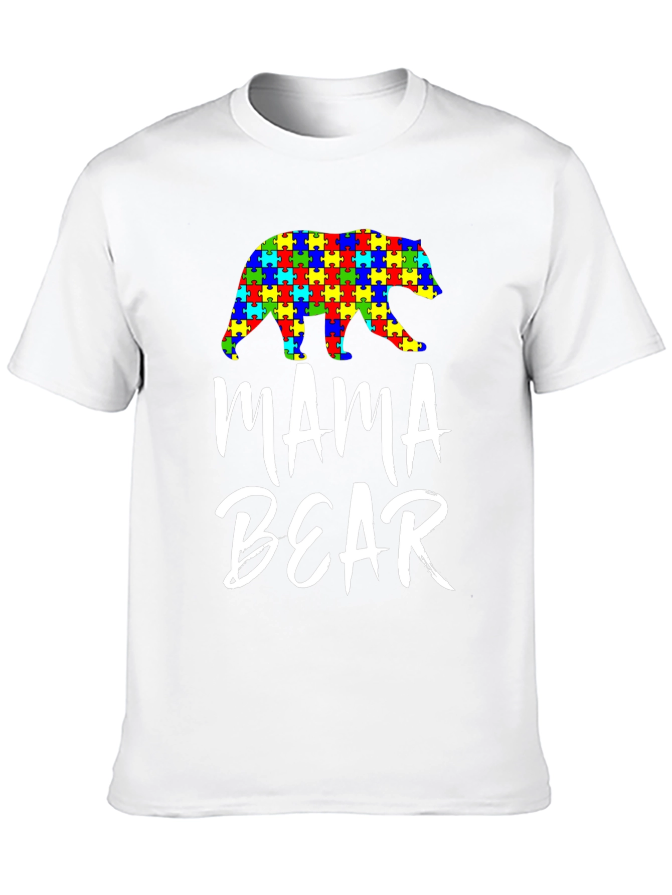 Mama Bear Autism Awareness T-Shirt