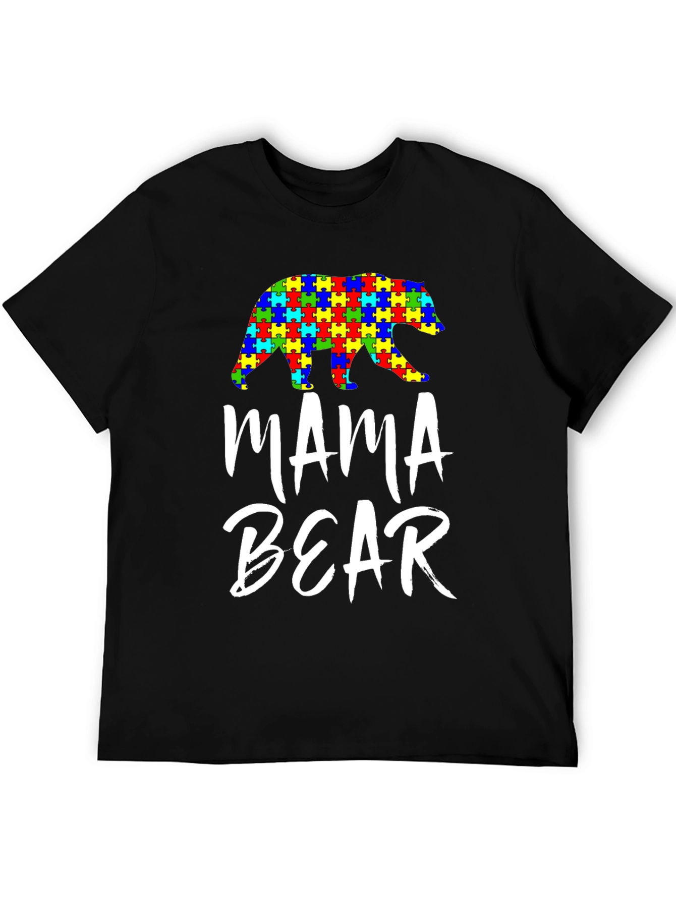 Mama Bear Autism Awareness T-Shirt