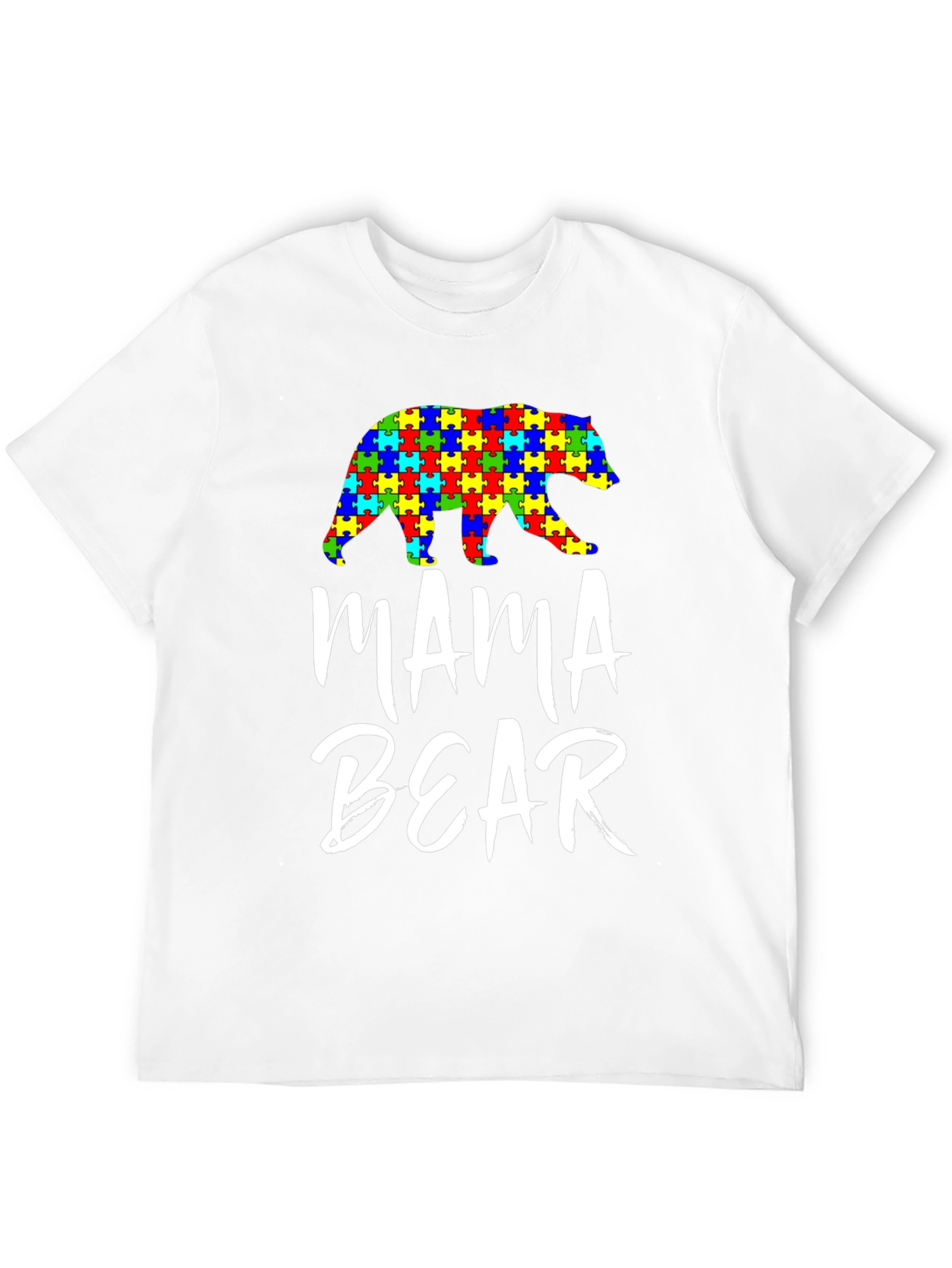 Mama Bear Autism Awareness T-Shirt